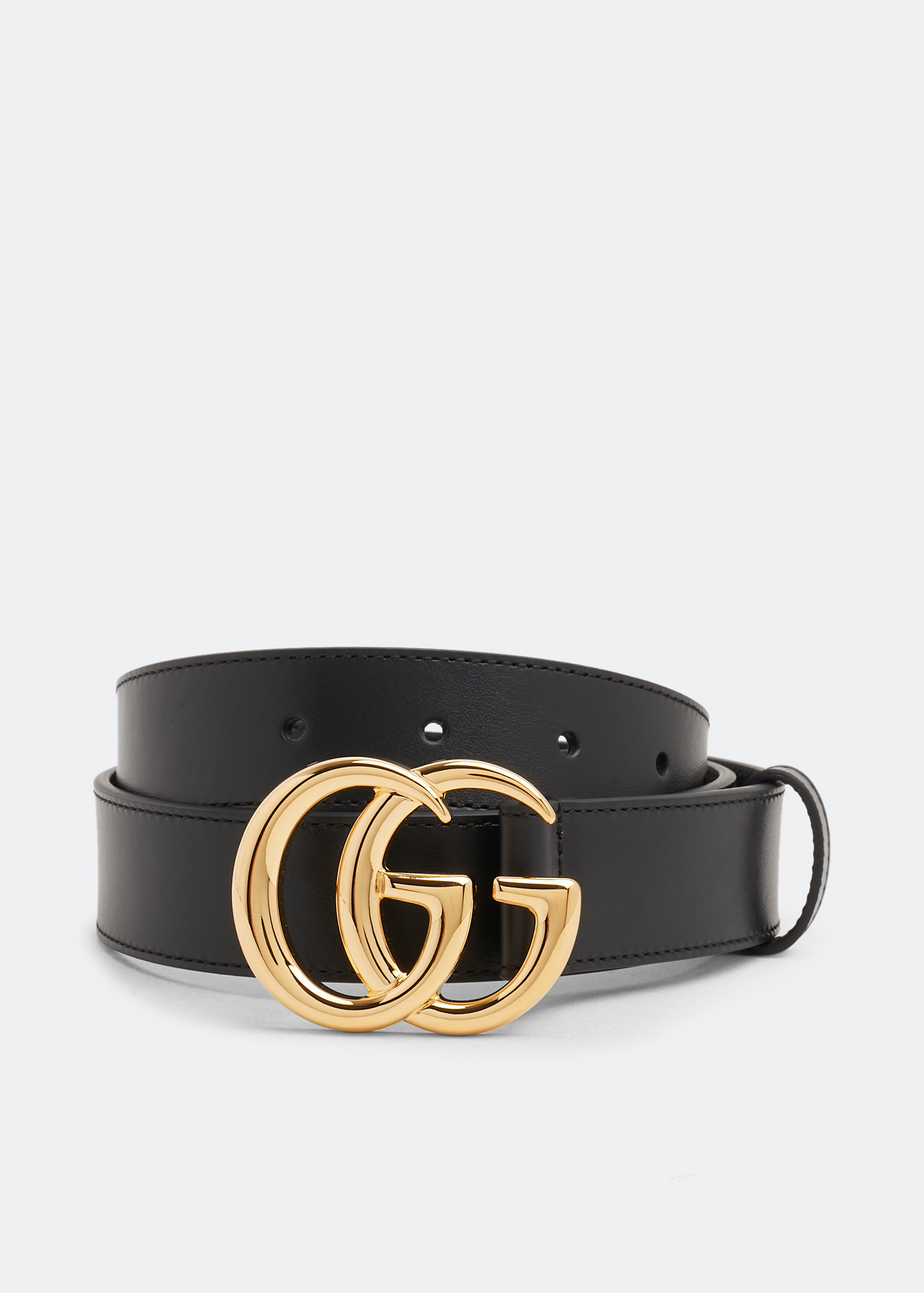 

GG Marmont thin belt, Black