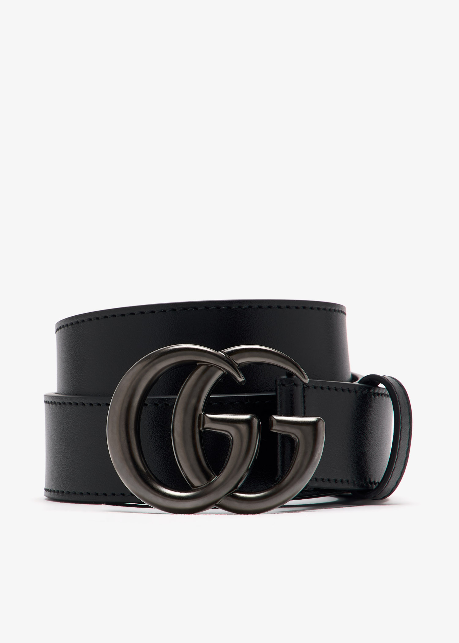 

GG Marmont thin belt, Black