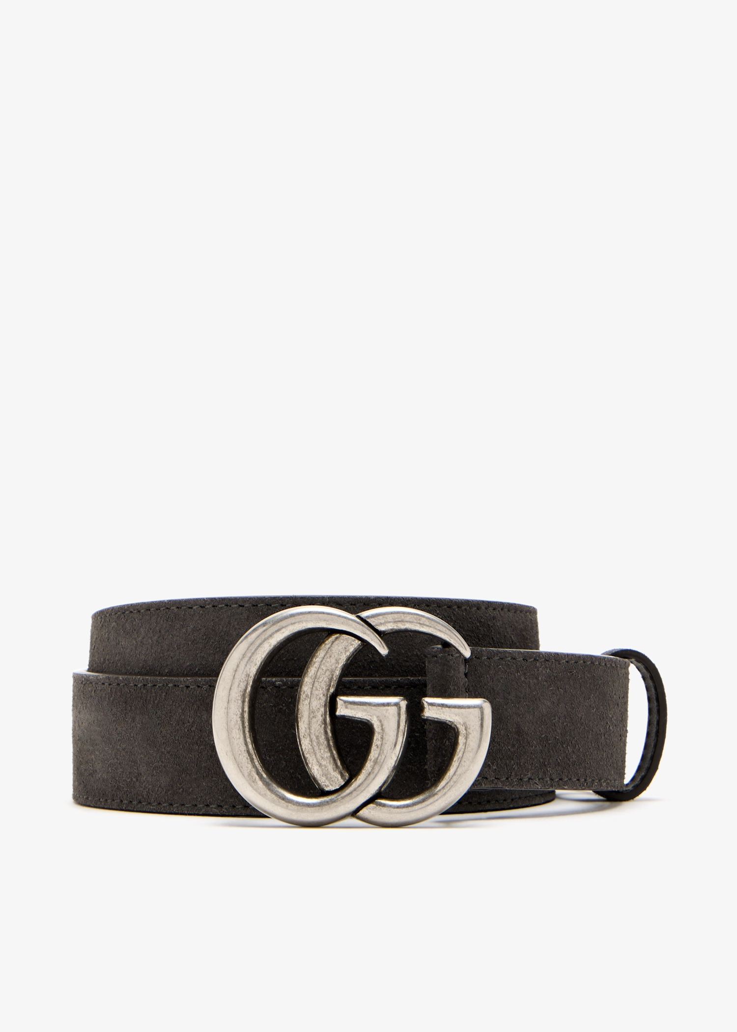 

GG Marmont thin belt, Grey
