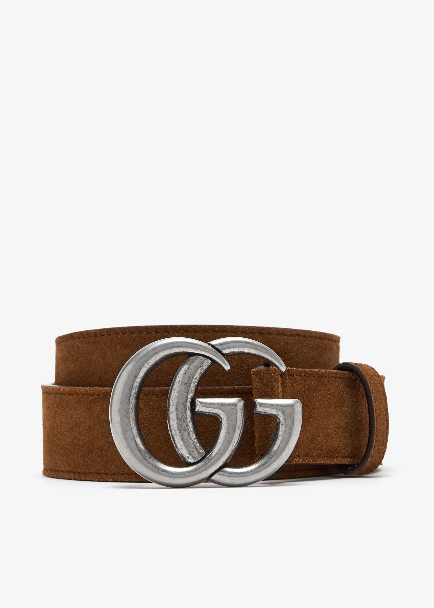 

GG Marmont thin belt, Brown