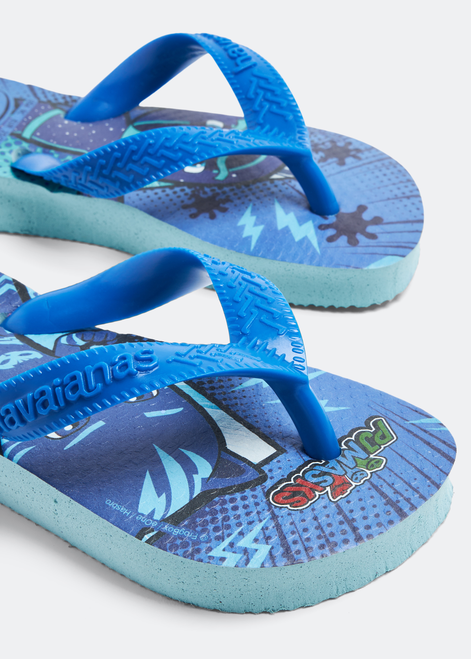 

Top PJ Masks flip flops, Blue