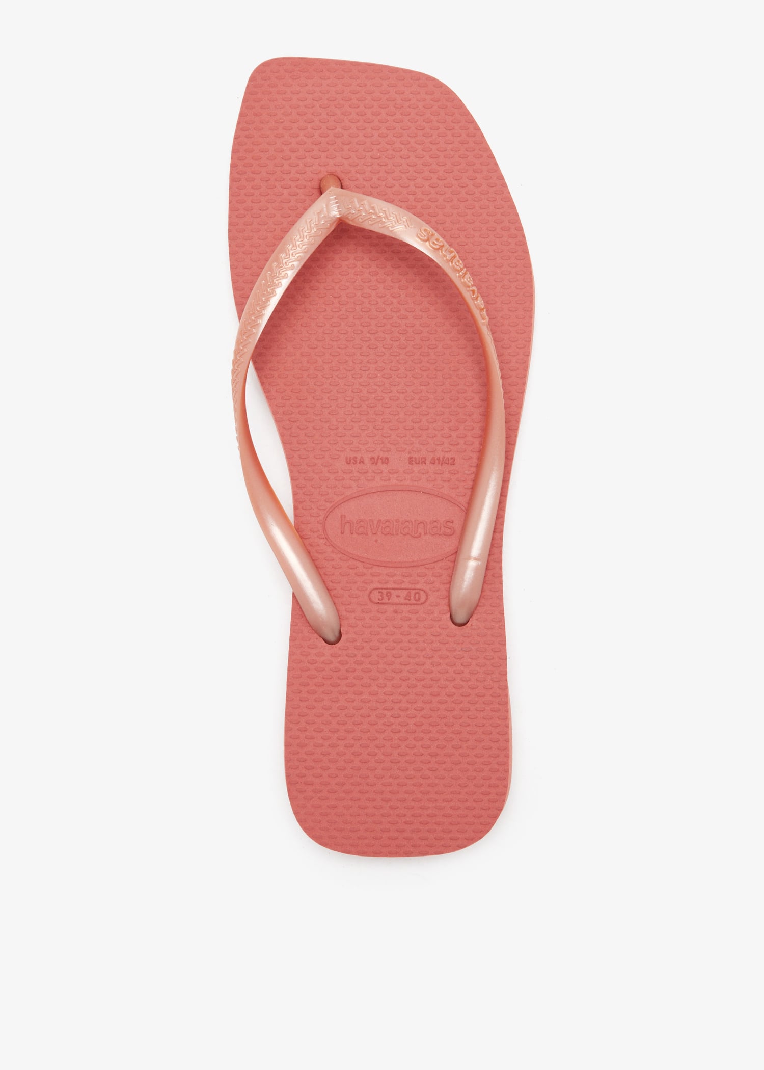 

Slim Square flip flops, Pink