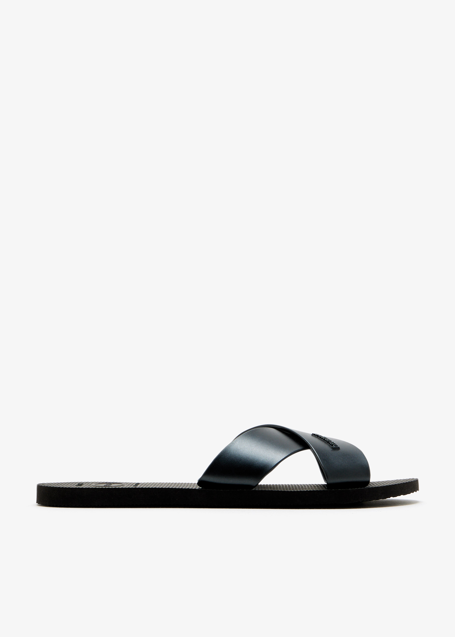 

Aqua Metallic sandals, Black