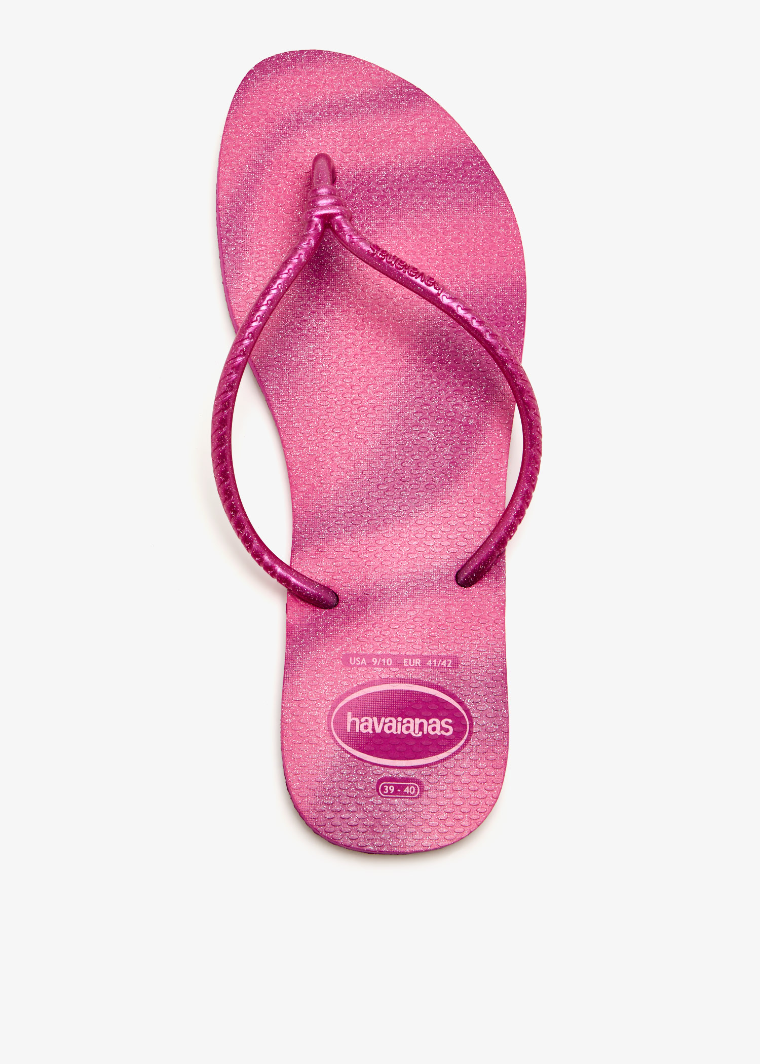 

Tube Gloss flip flops, Pink