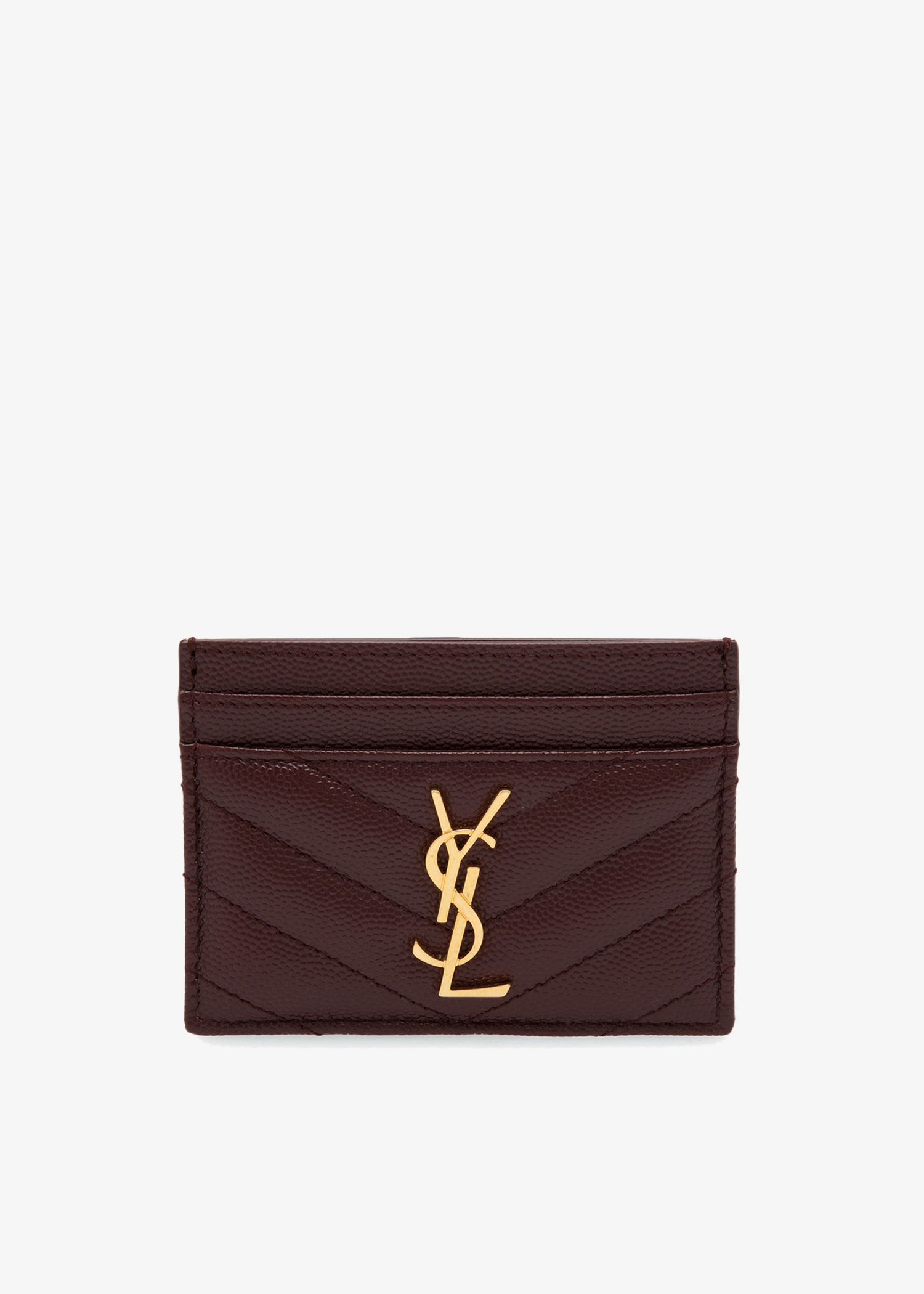 

Monogram card case, Burgundy