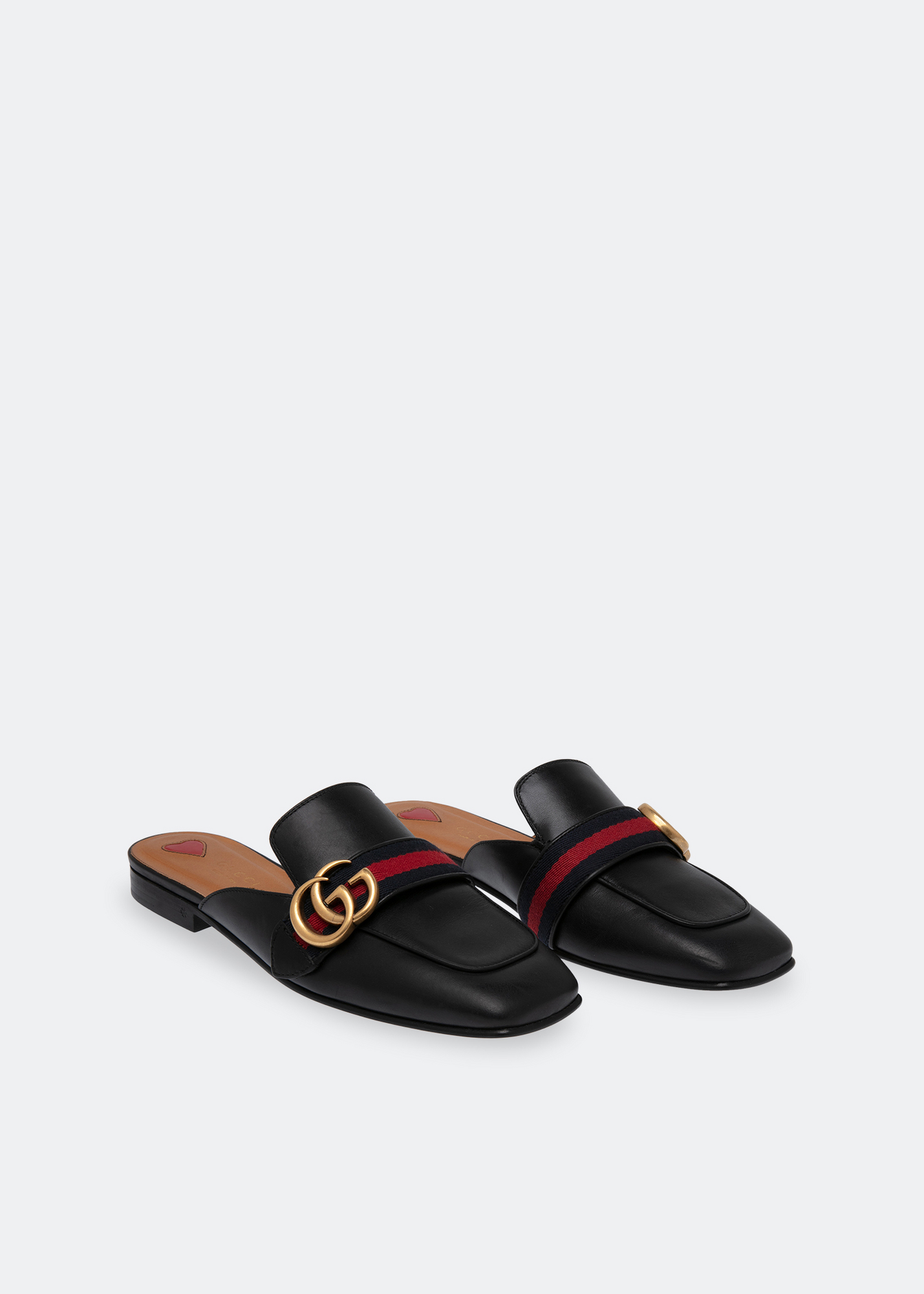 

Leather mules, Black