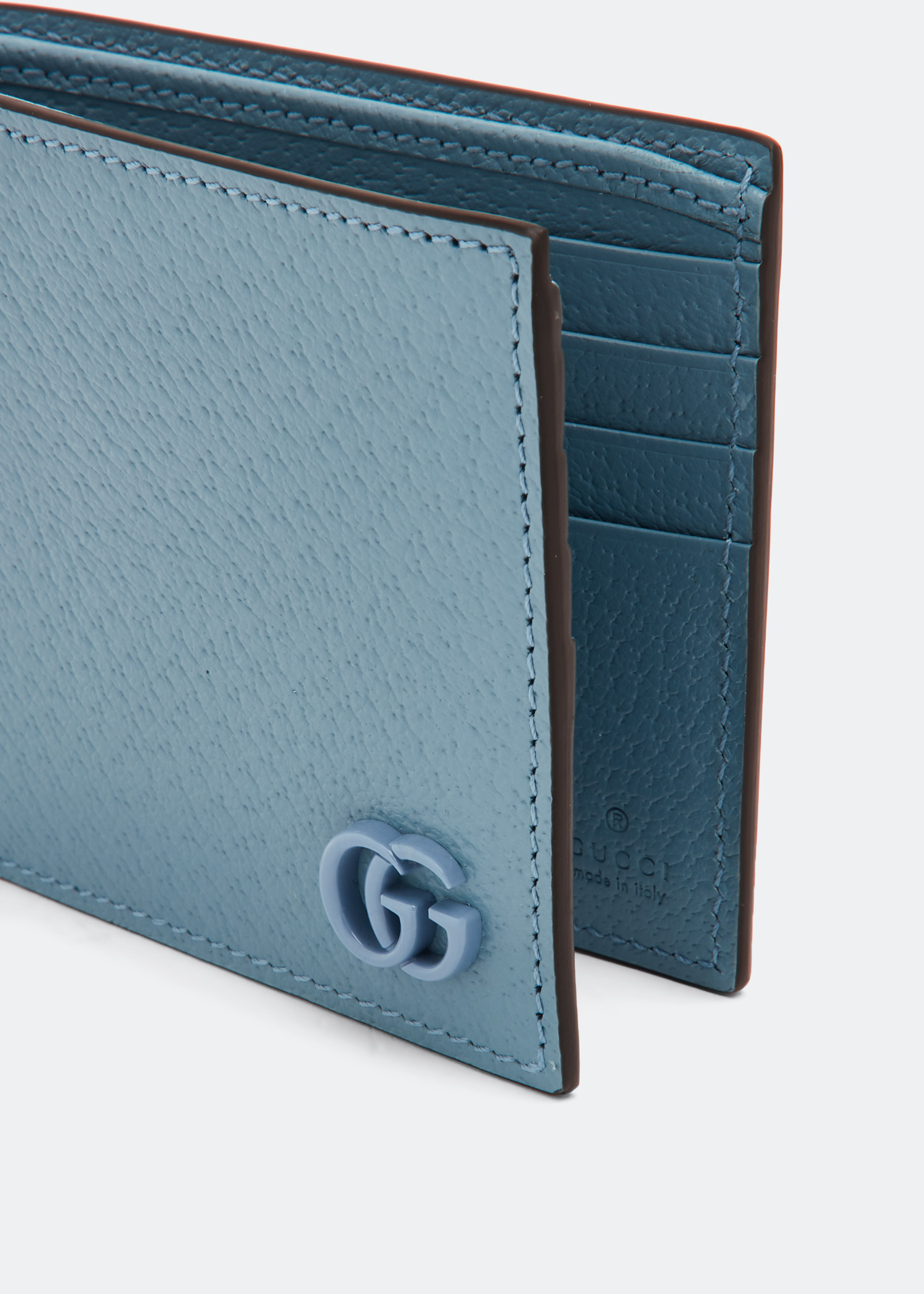 

GG Marmont leather bi-fold wallet, Blue