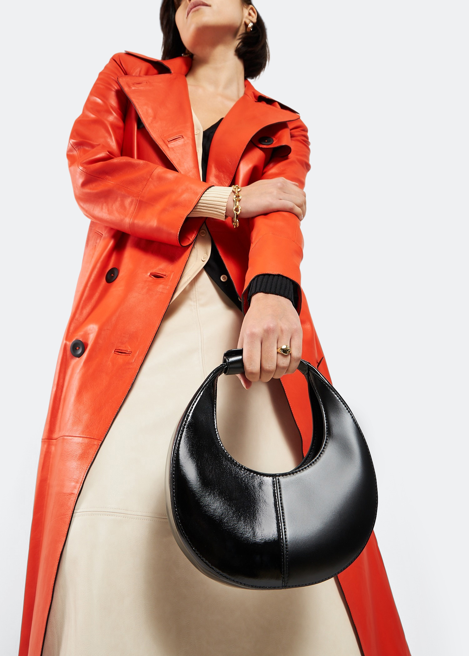 

Mini Moon split bag, Black