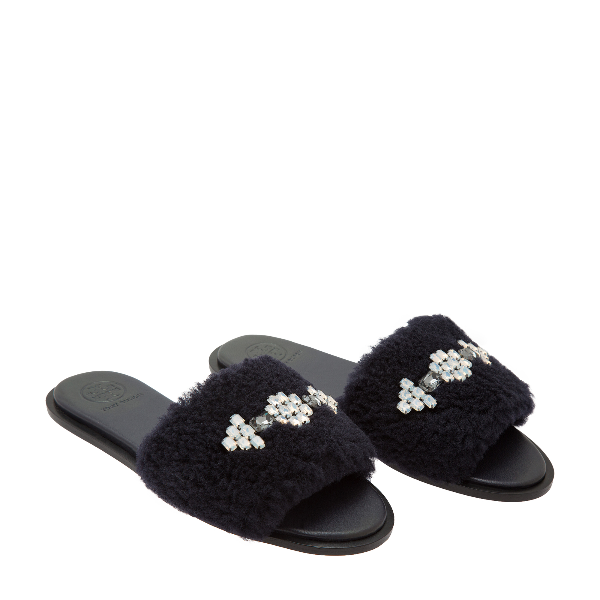 

Aspen shearling slides, Blue