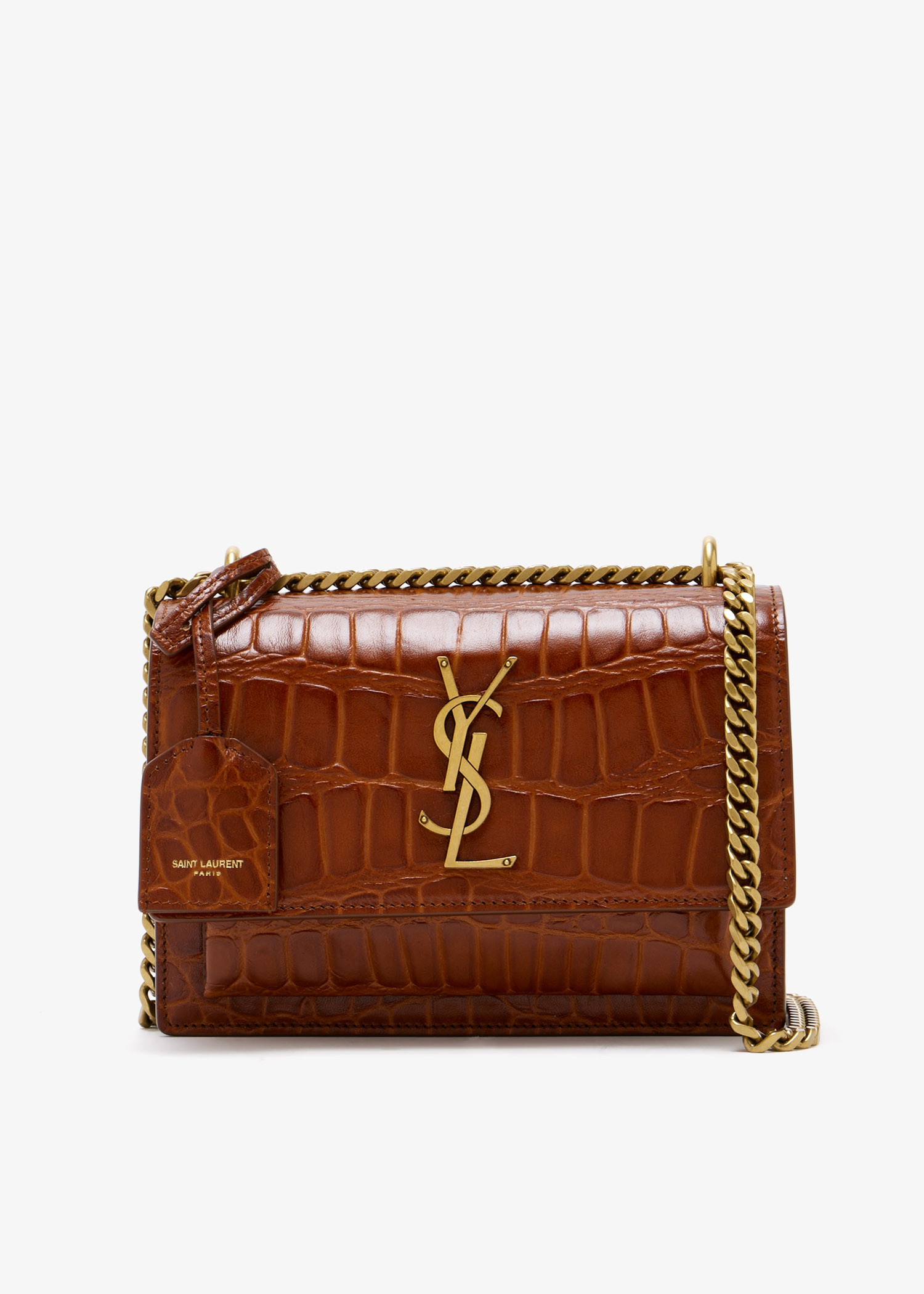 

Sunset small flap bag, Brown