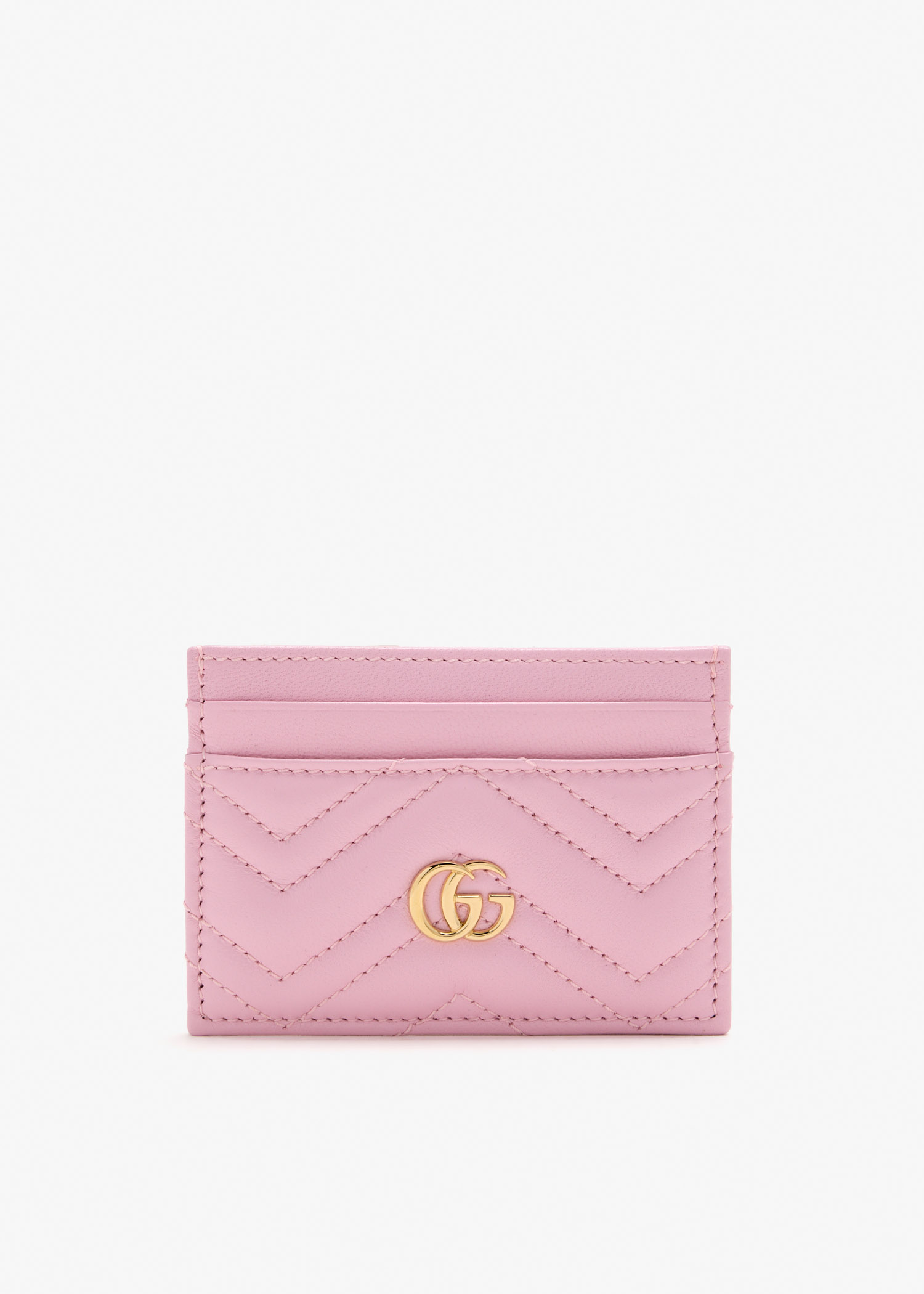 

GG Marmont card case, Pink
