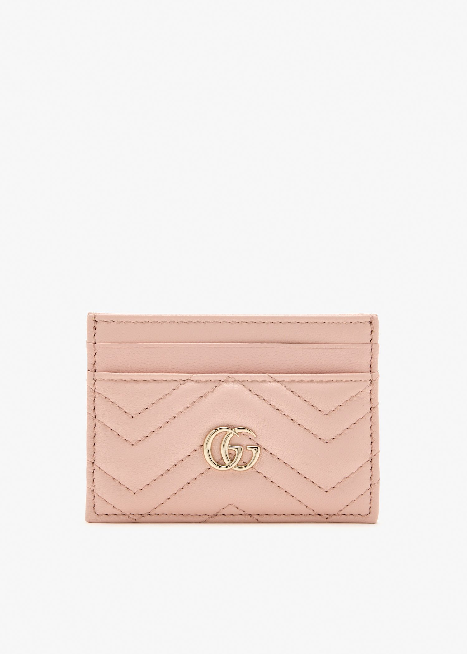 

GG Marmont card case, Pink