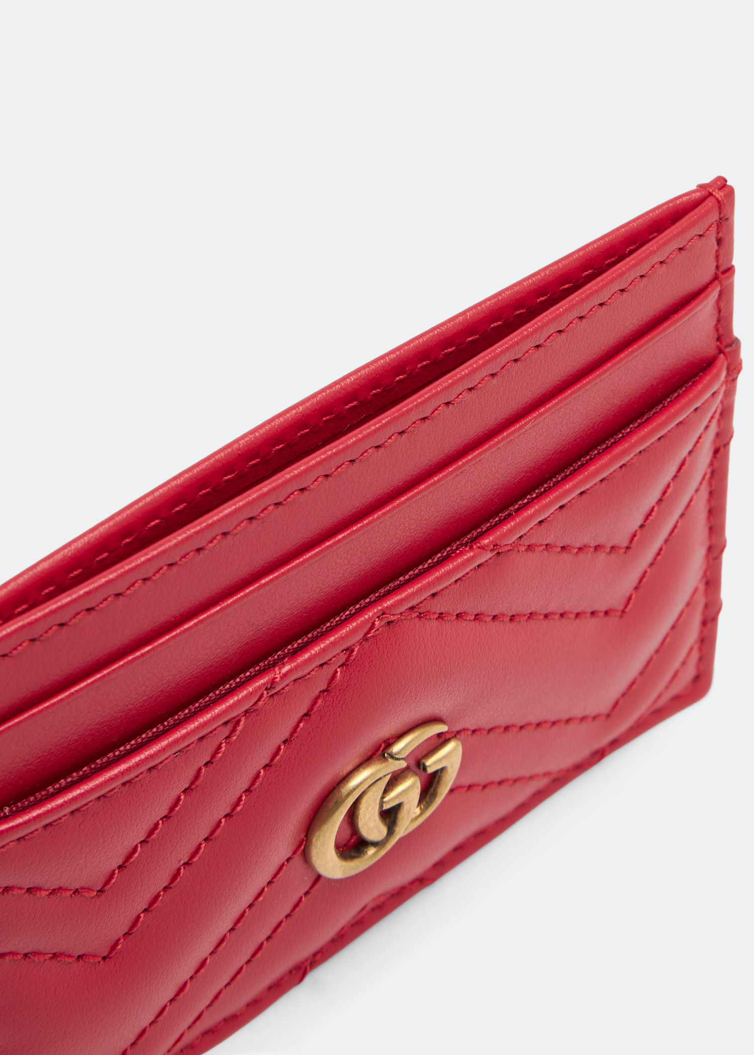 

GG Marmont cardholder, Red