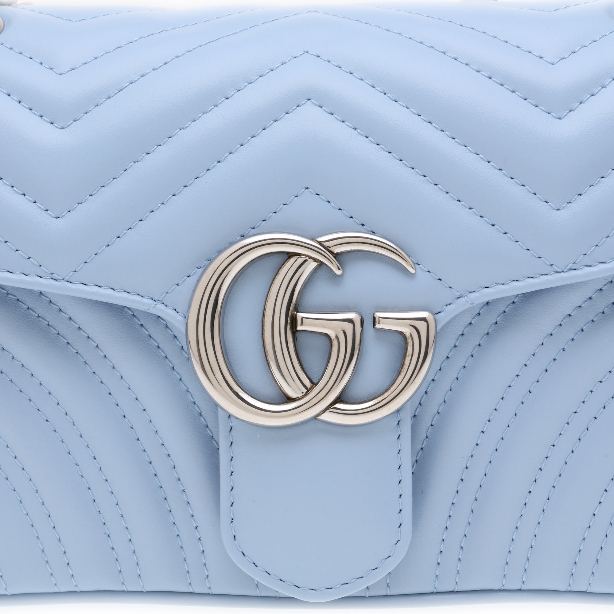 

GG Marmont shoulder bag, Blue