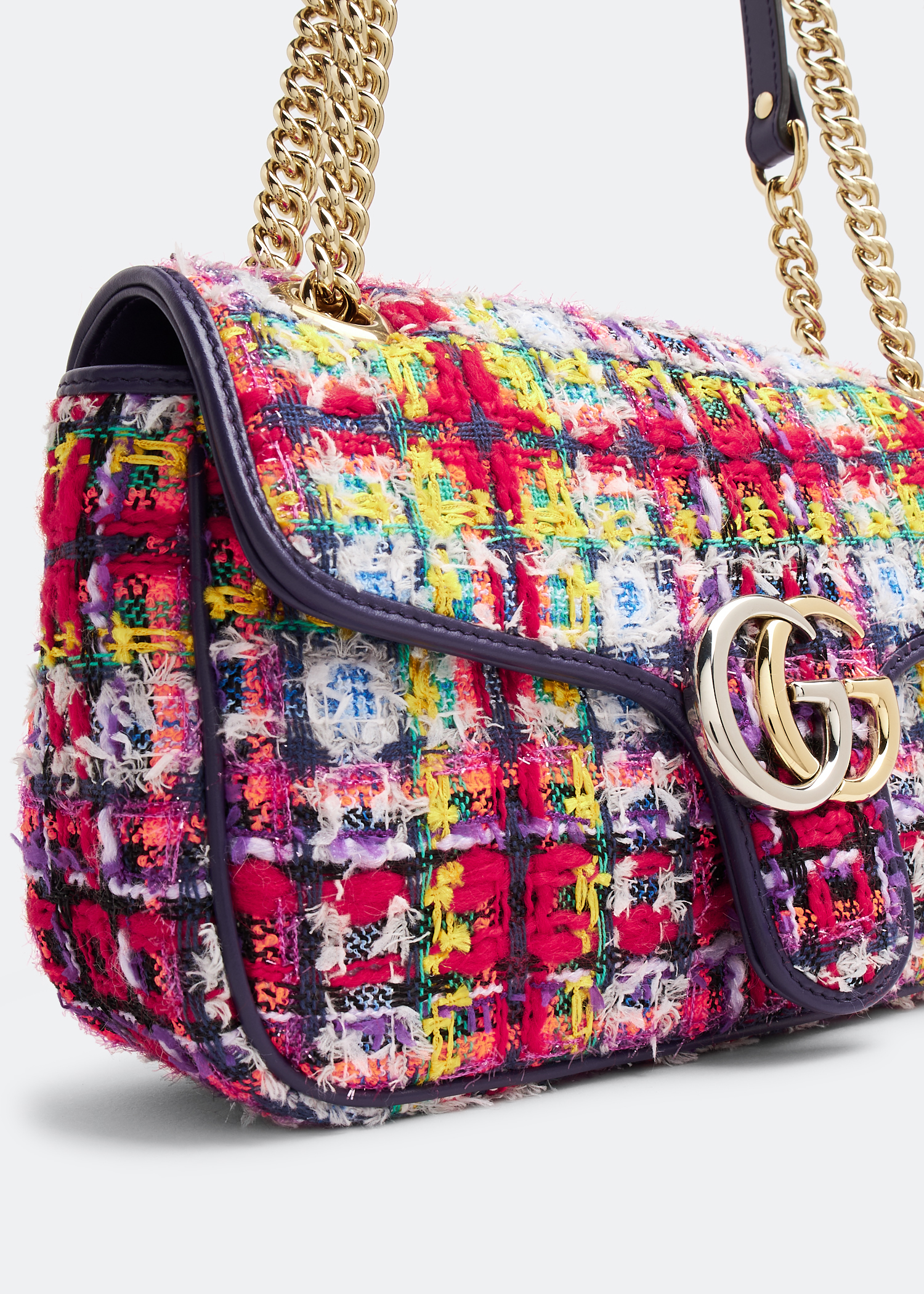 

GG Marmont small shoulder bag, Multicolored