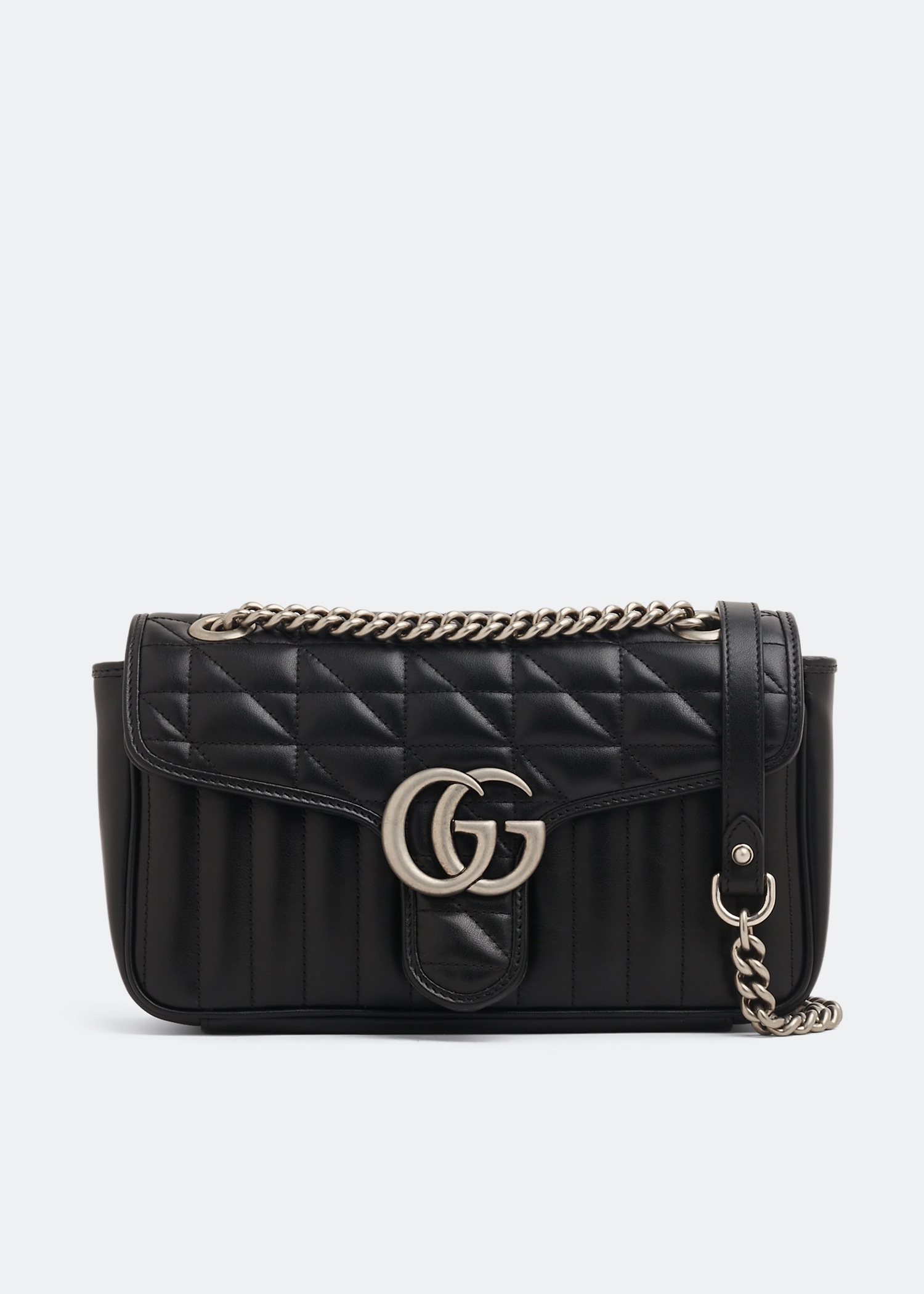 GG Marmont small shoulder bag, Black