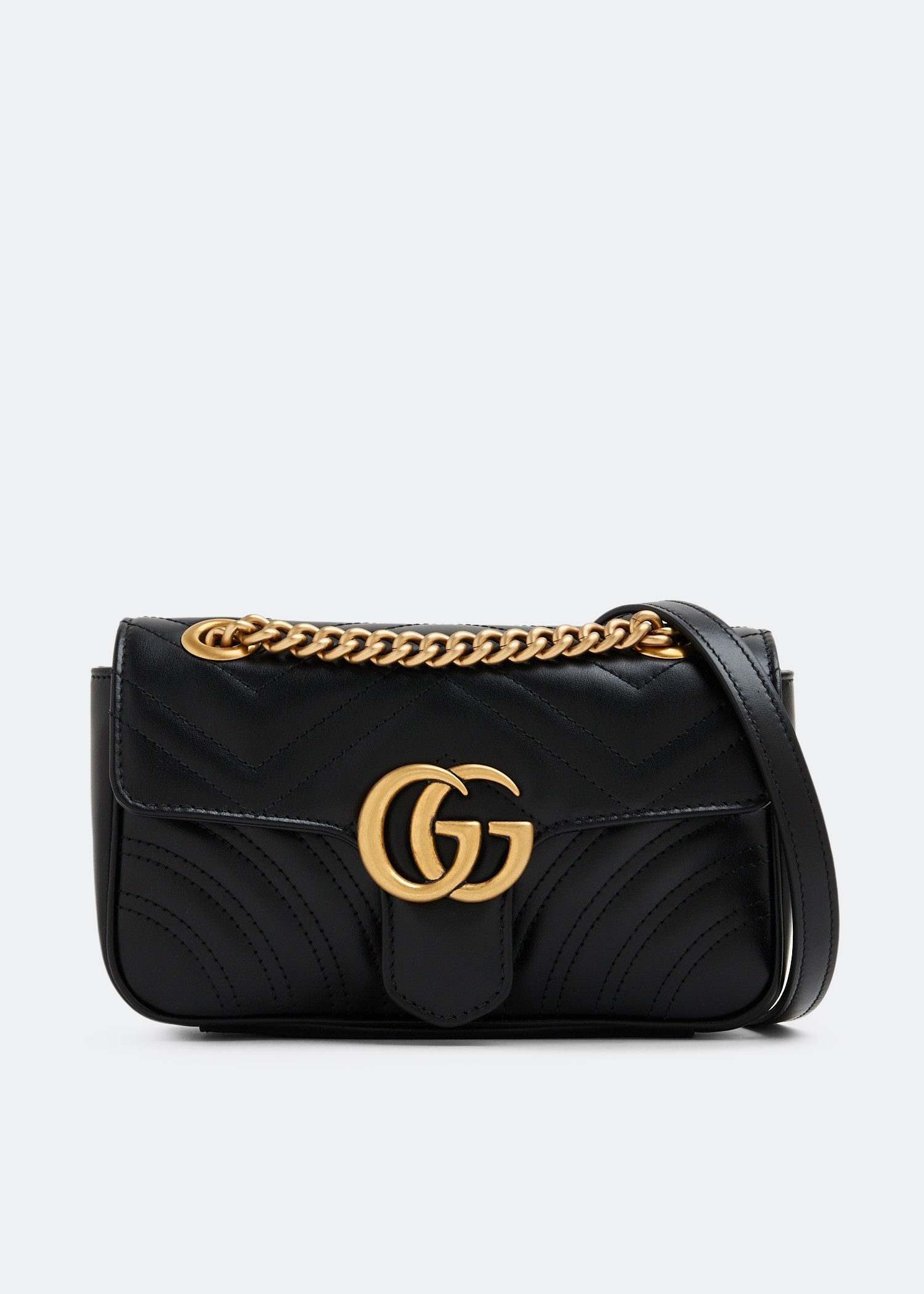 

GG Marmont shoulder bag, Black
