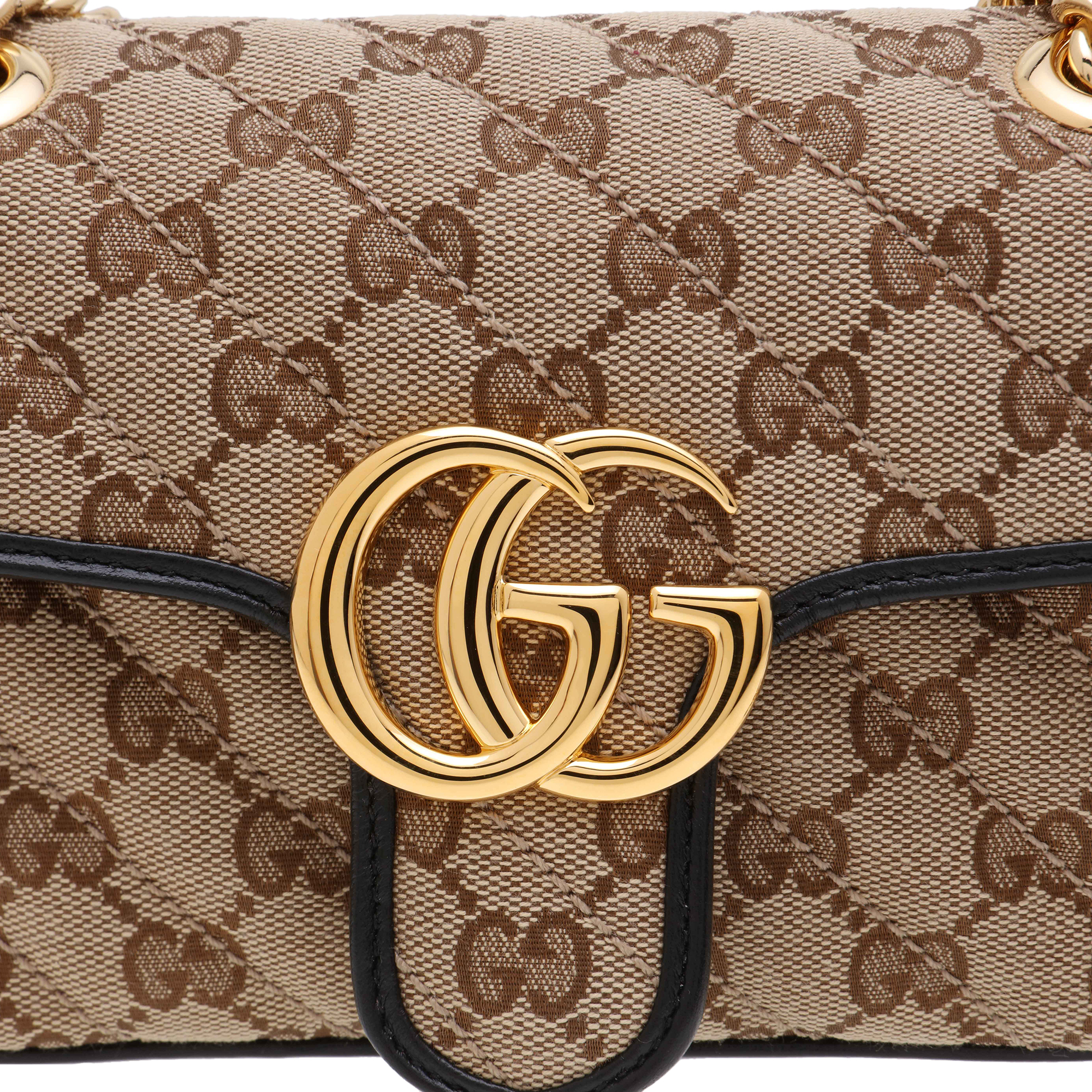 

GG Marmont shoulder bag, Beige