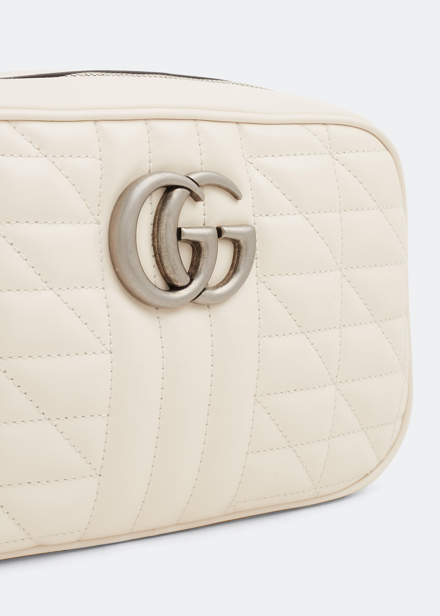 

GG Marmont small shoulder bag, White