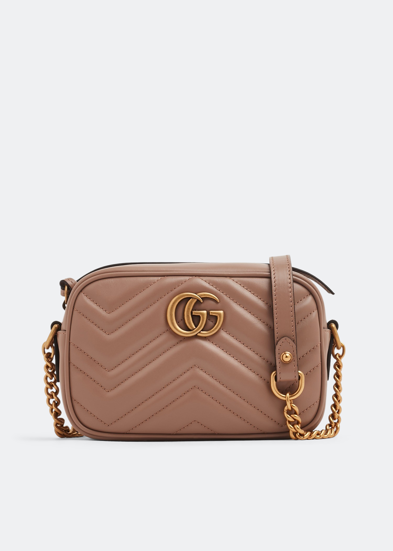 

GG Marmont matelassé mini bag, Pink