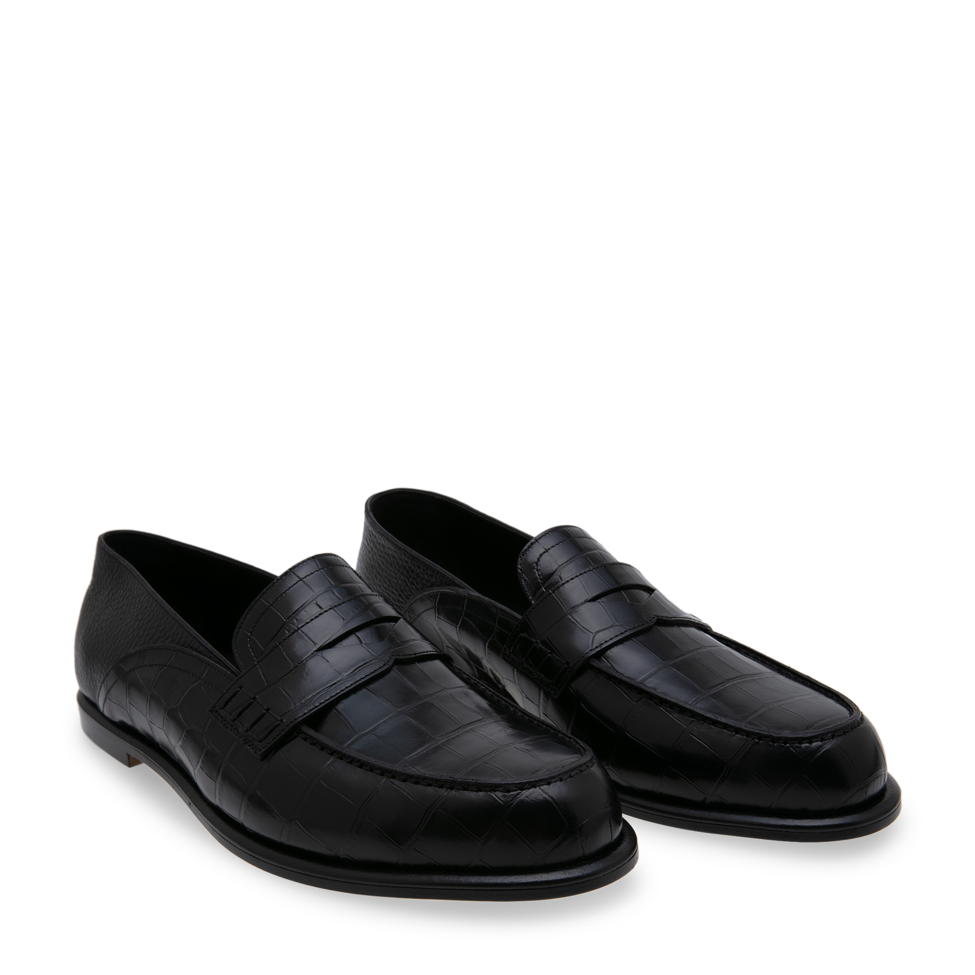 

Leather loafers, Black