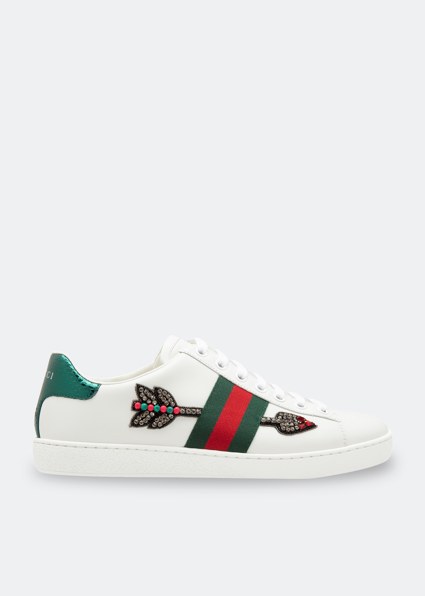 

Ace embroidered sneakers, Black