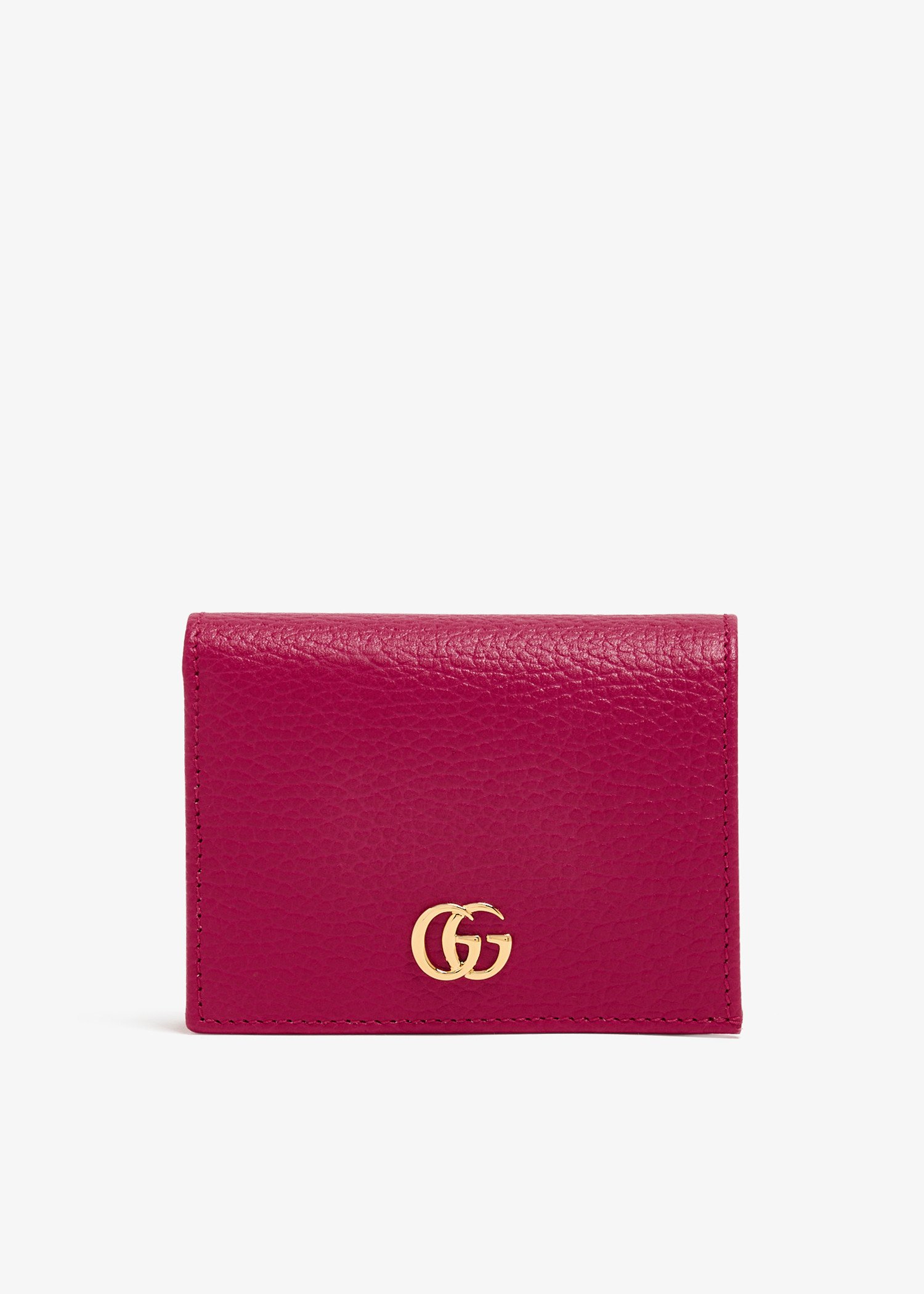 

GG Marmont card case wallet, Pink