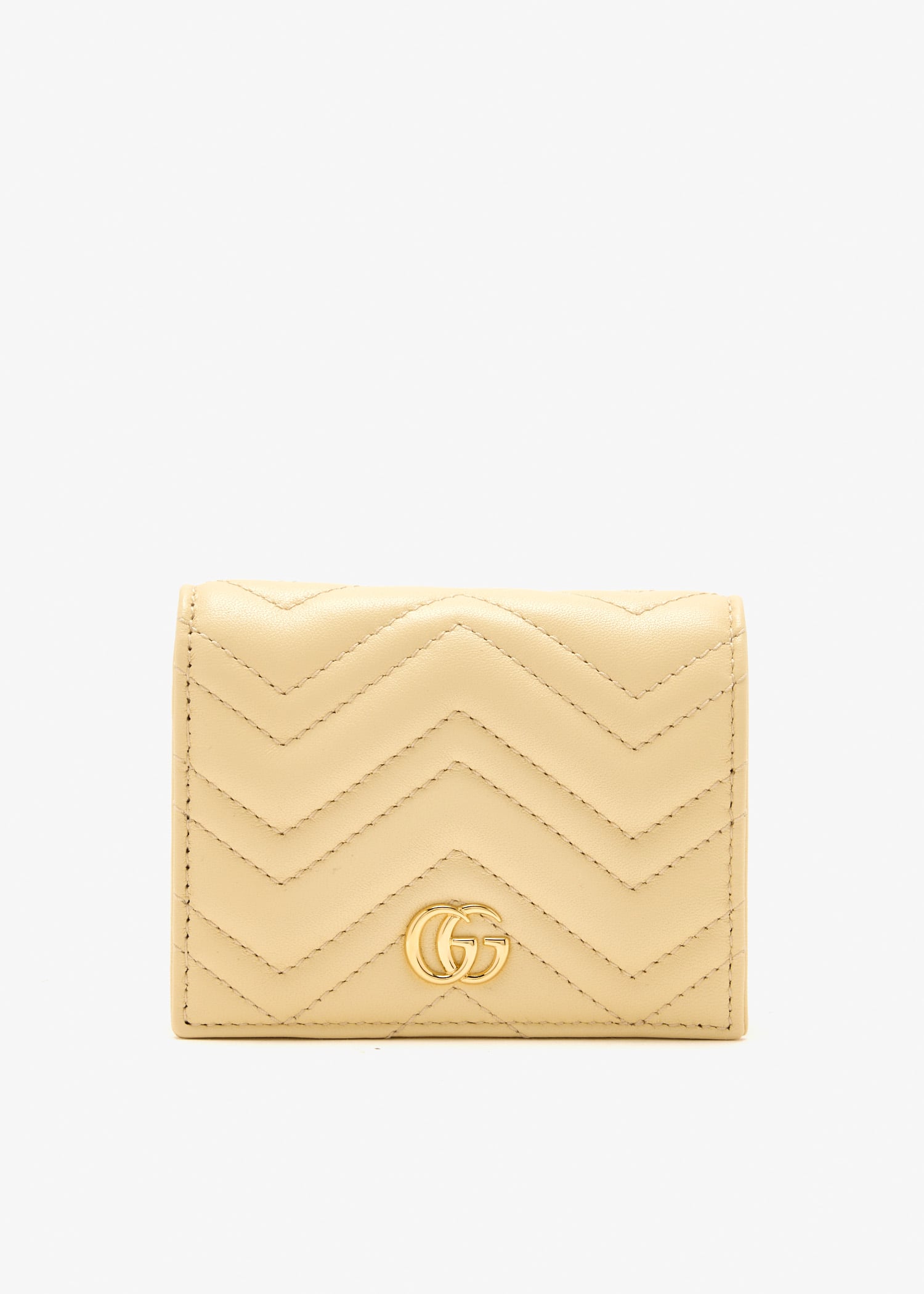 

GG Marmont small wallet, Yellow