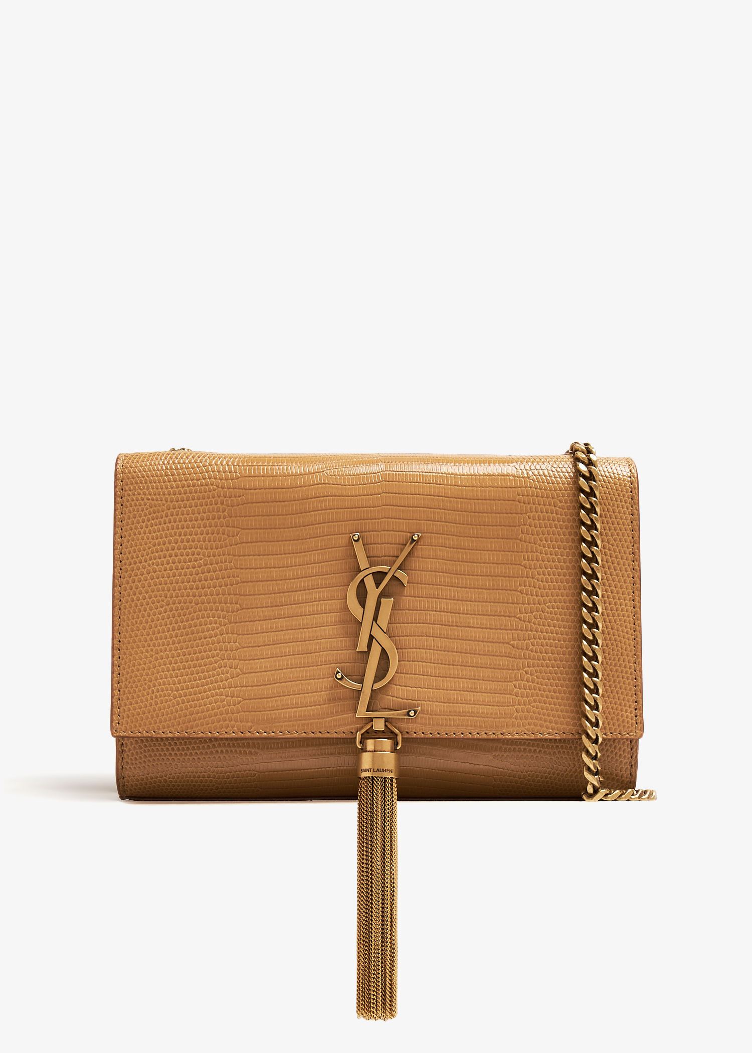 

Kate small tassel chain bag, Beige