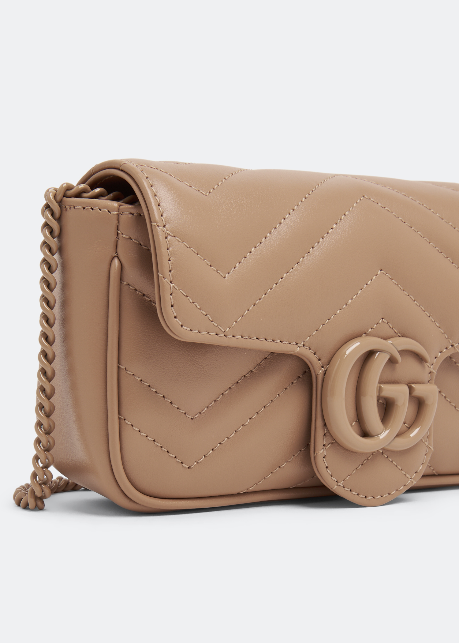 

GG Marmont super mini bag, Beige