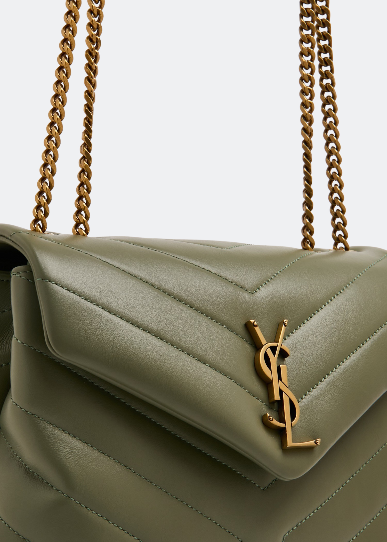 

Loulou small chain bag, Green