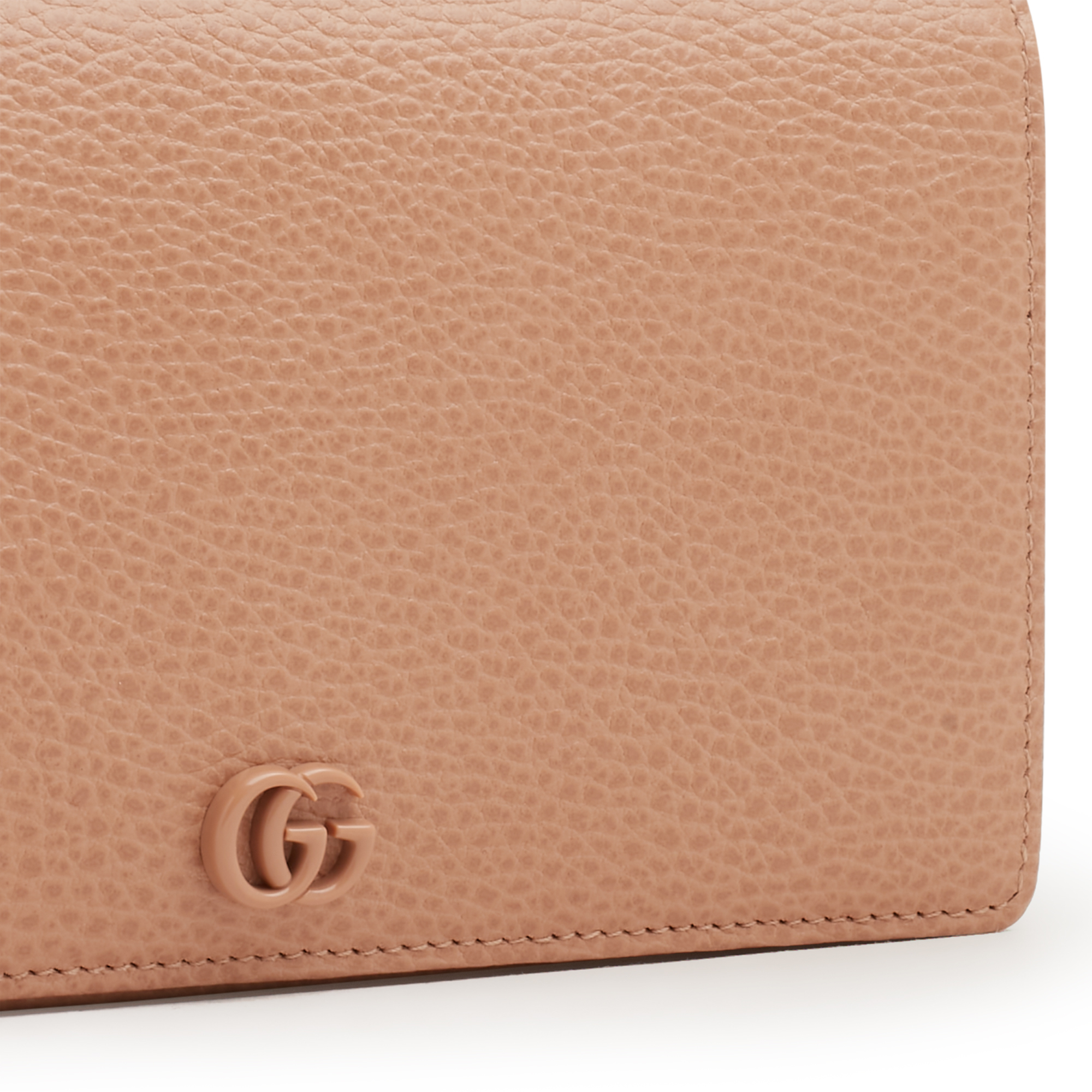 

GG Marmont chain wallet, Beige