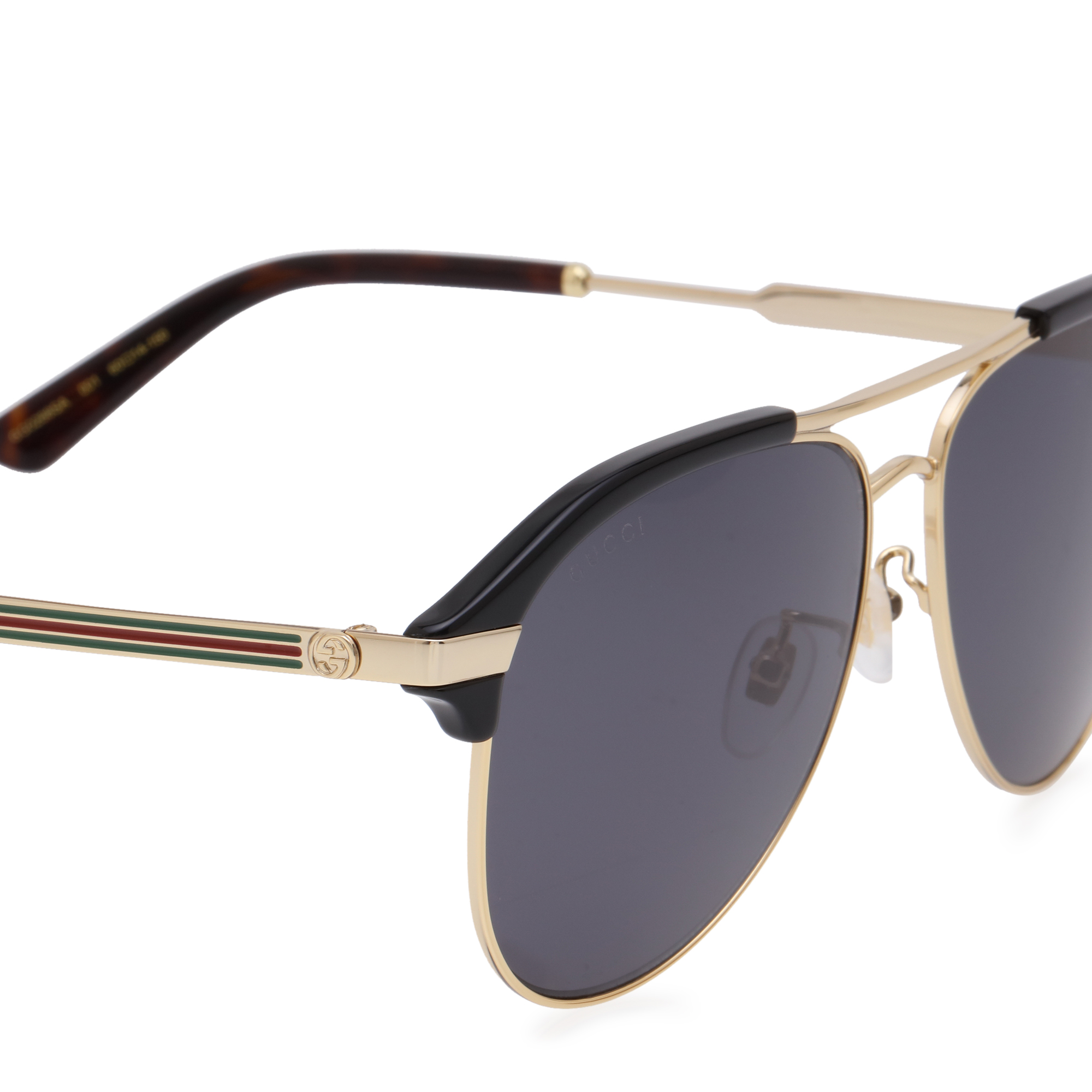 

Aviator metal sunglasses, Black