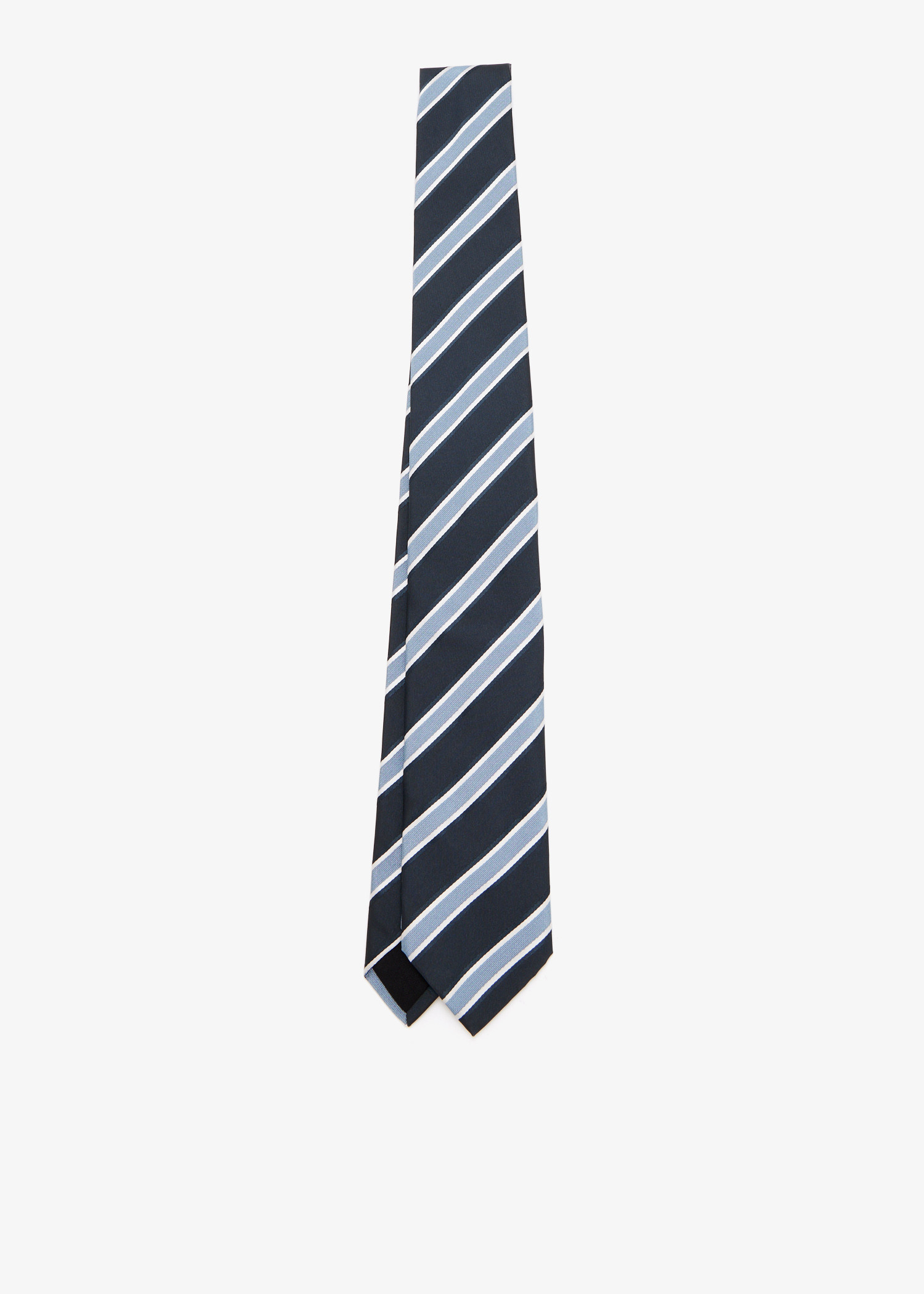 

Striped tie, Blue
