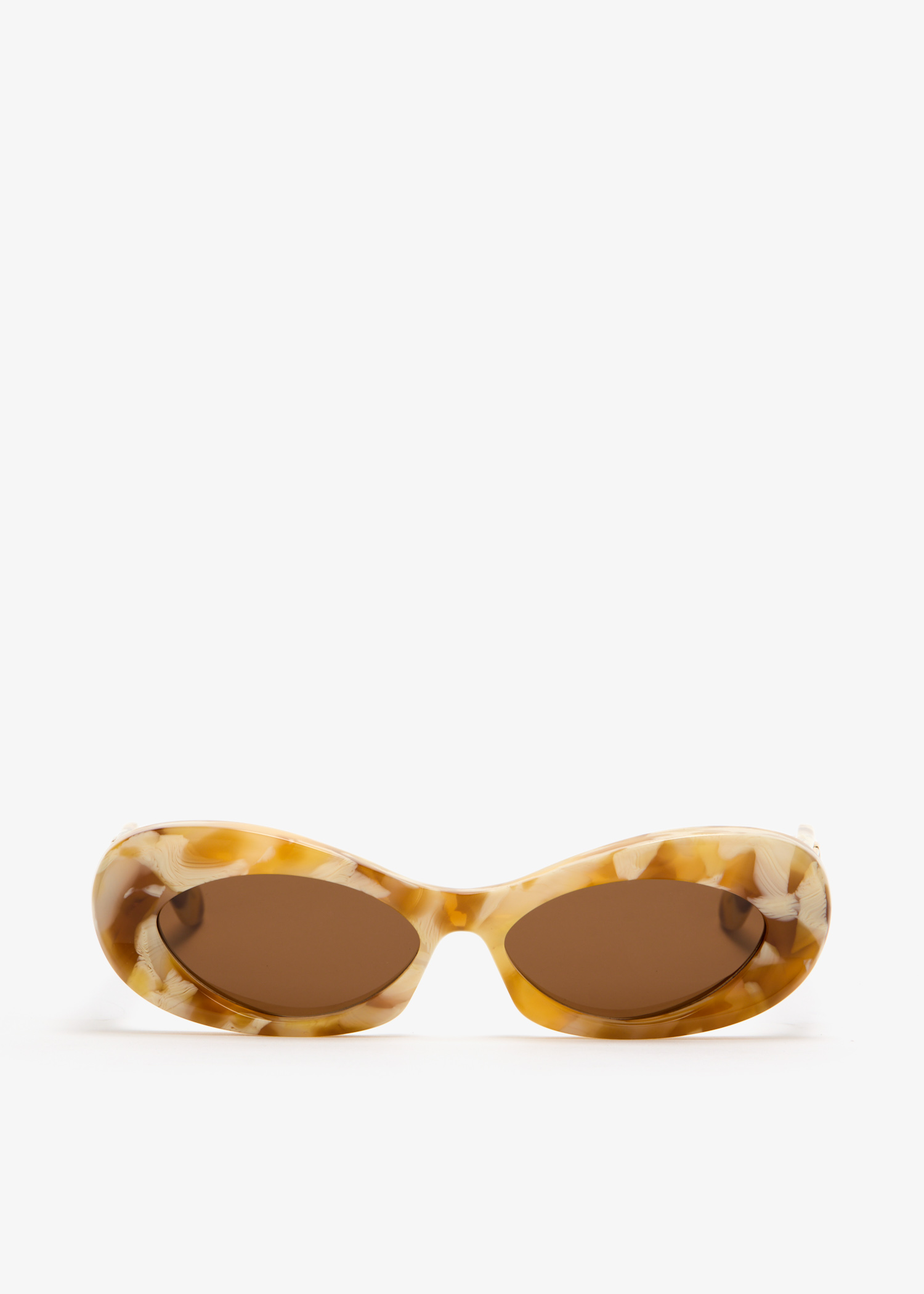 

Narrow Oval sunglasses, Brown