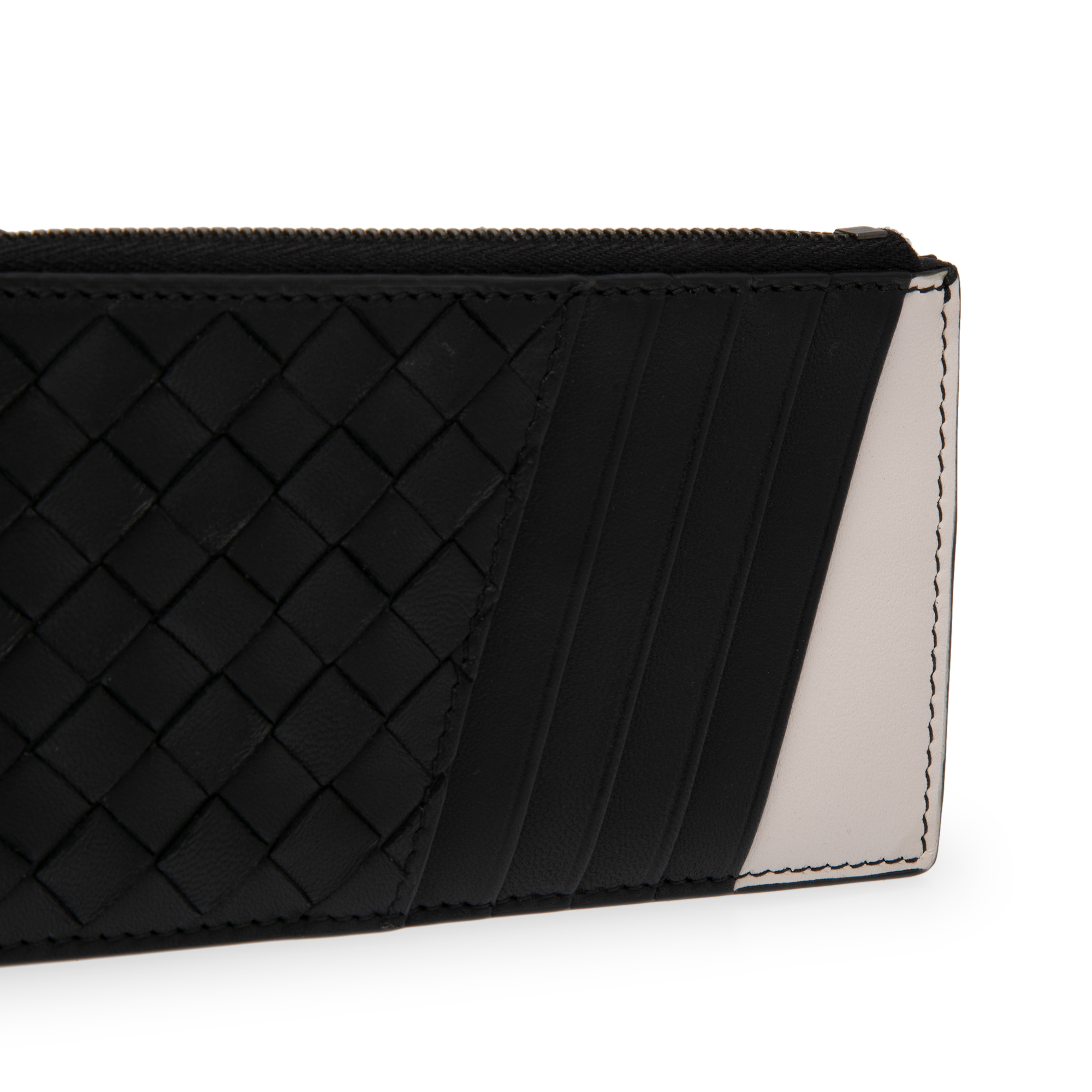 

Intrecciato wallet, Black