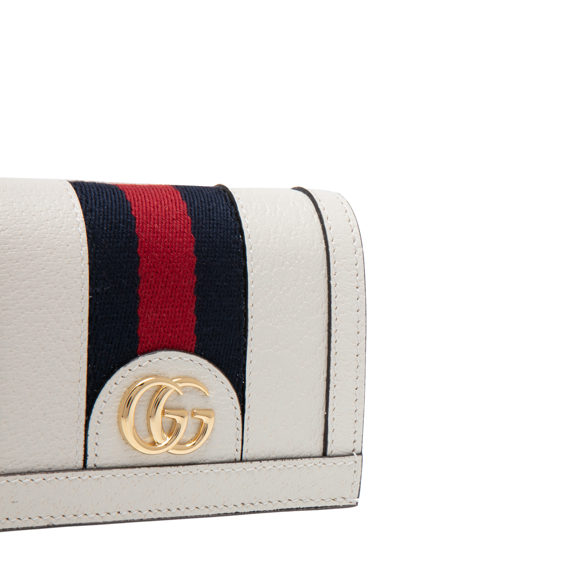 

Ophidia card case wallet, White