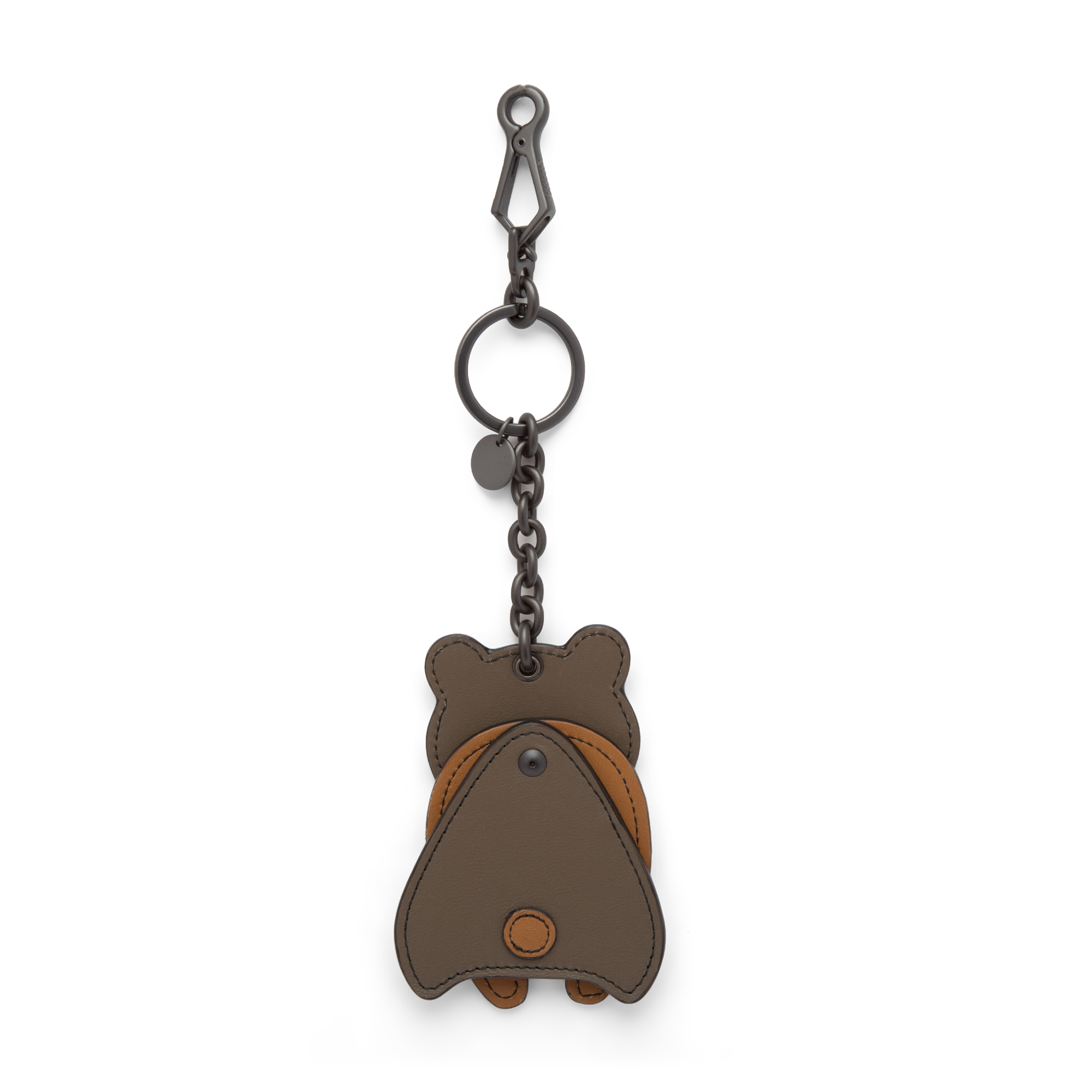 

Bear Intrecciato key charm, Multi-coloured