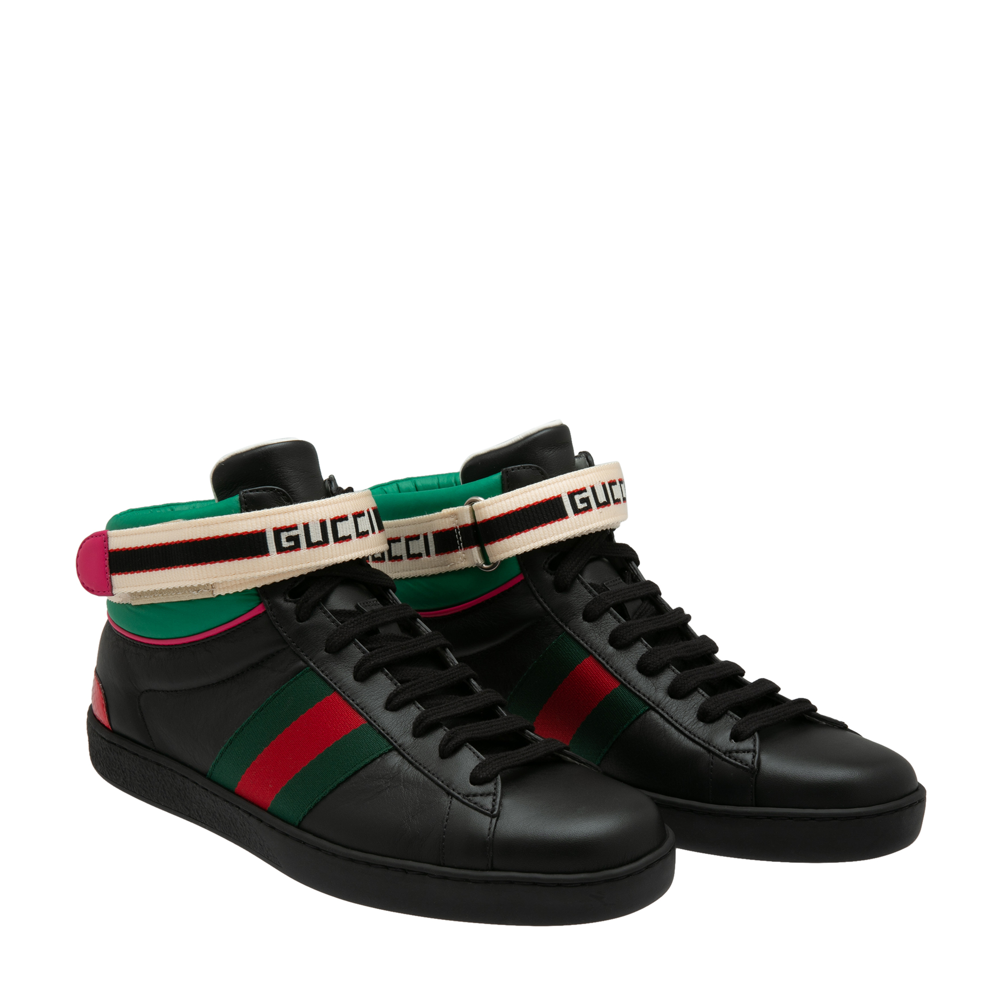 

New Ace high-top sneakers, Black