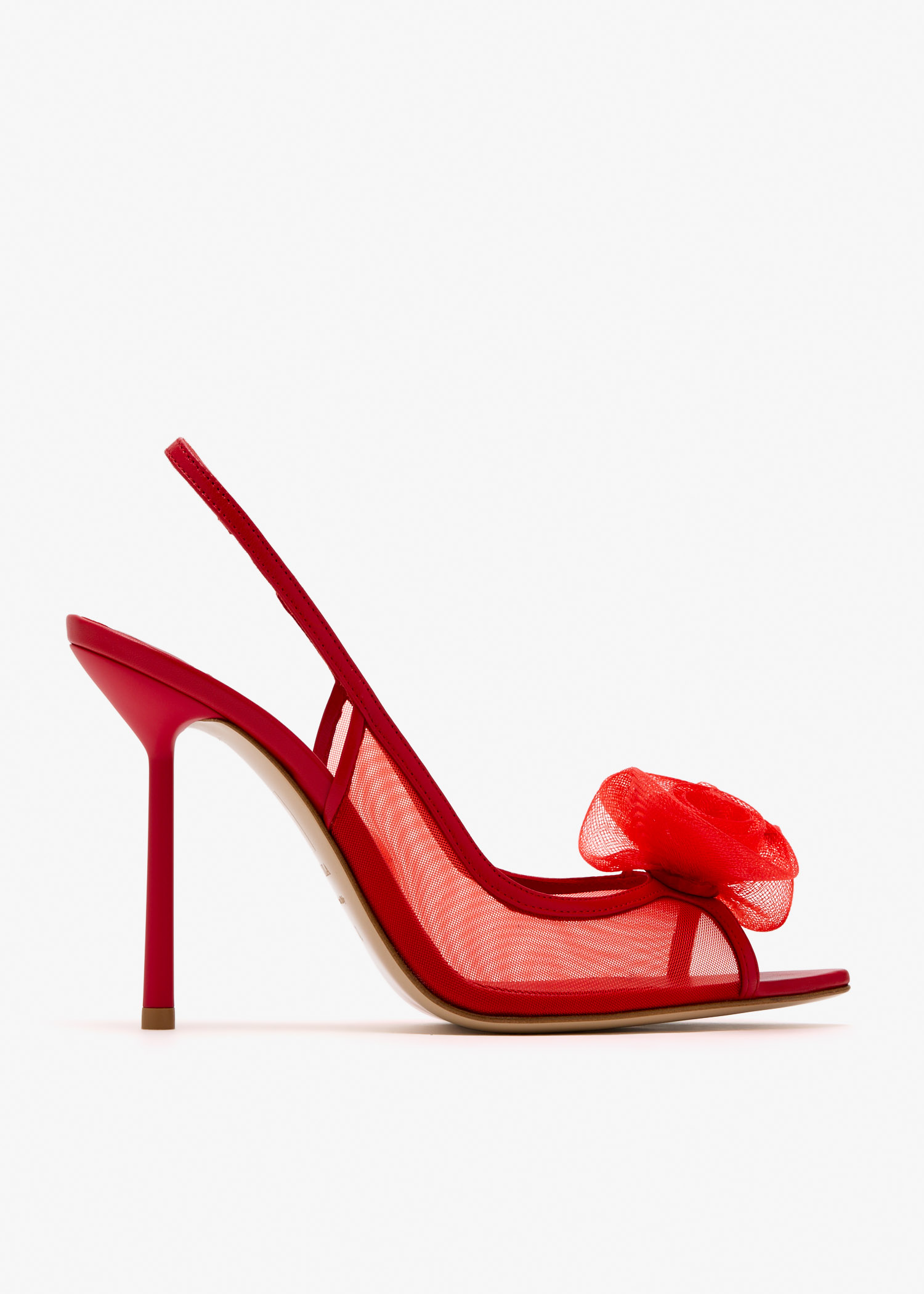 

Chanel Rose slingback pumps, Red