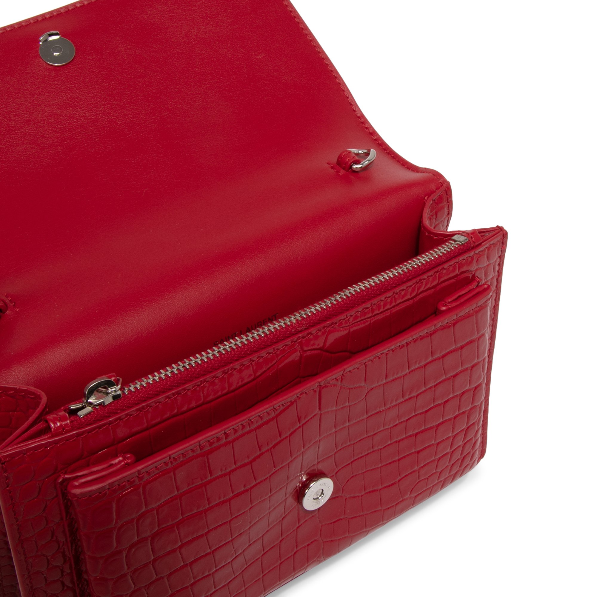 

Sunset chain wallet bag, Red