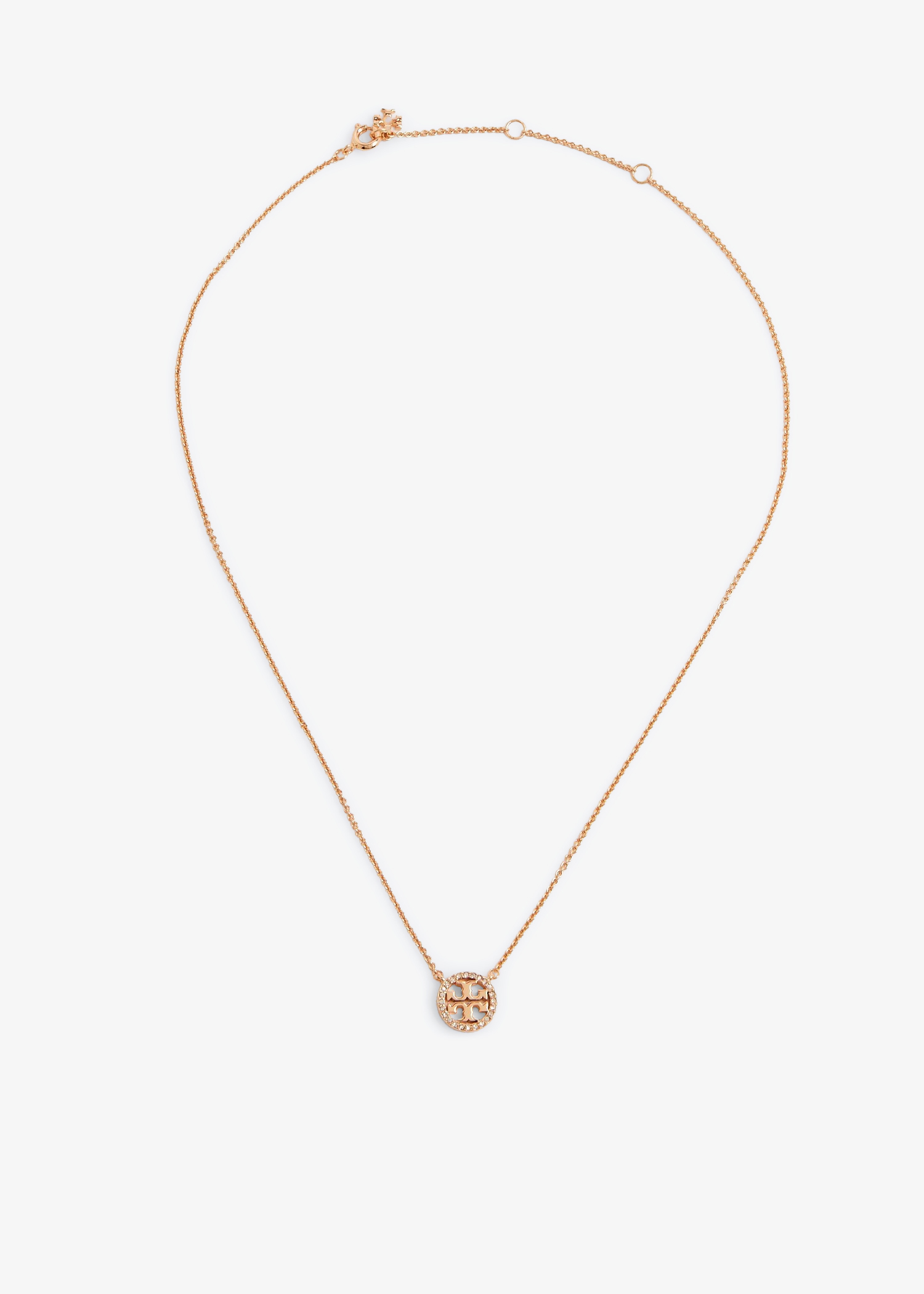 

Miller pavé necklace, Gold