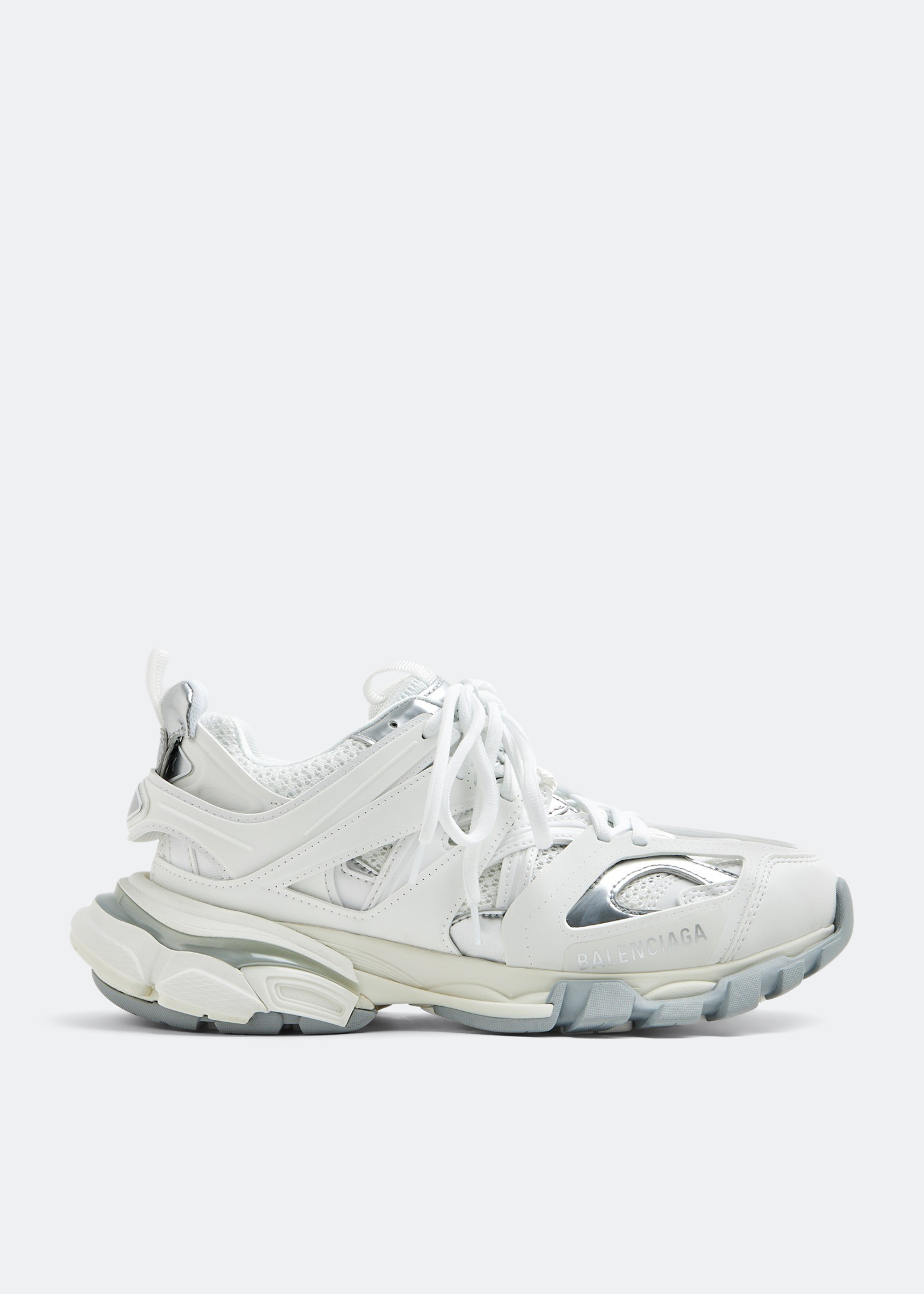 

Track sneakers, White