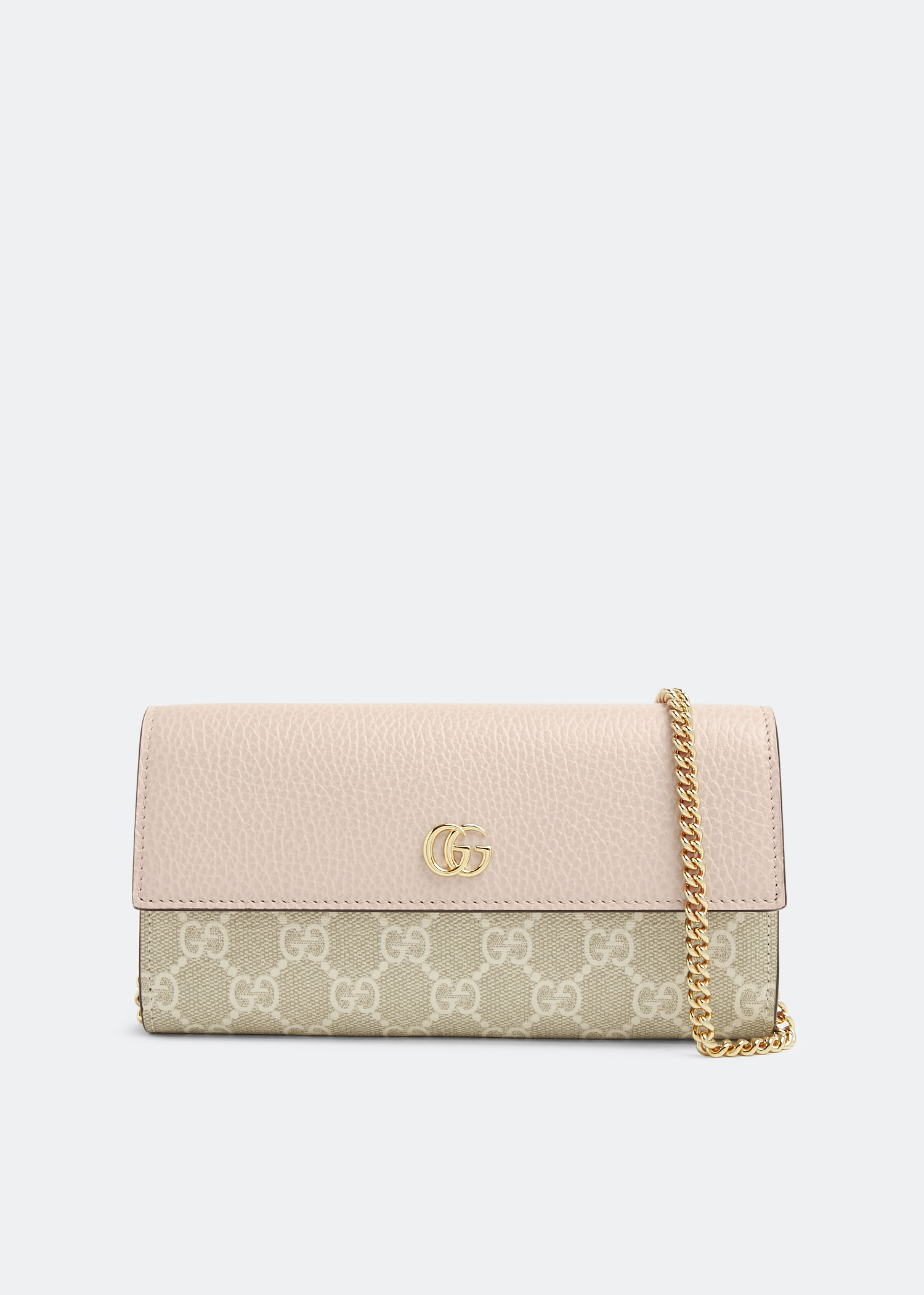 

GG Marmont chain wallet, Pink