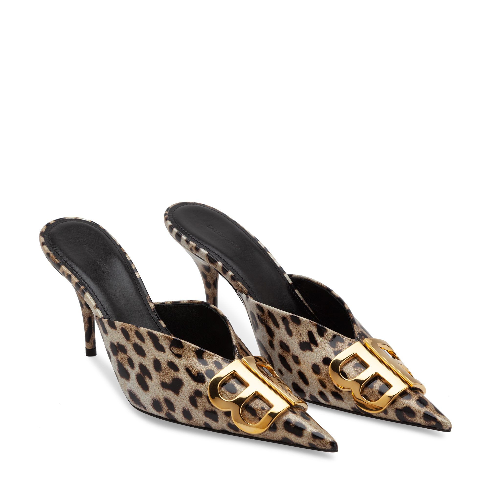 

BB logo mules, Animal print