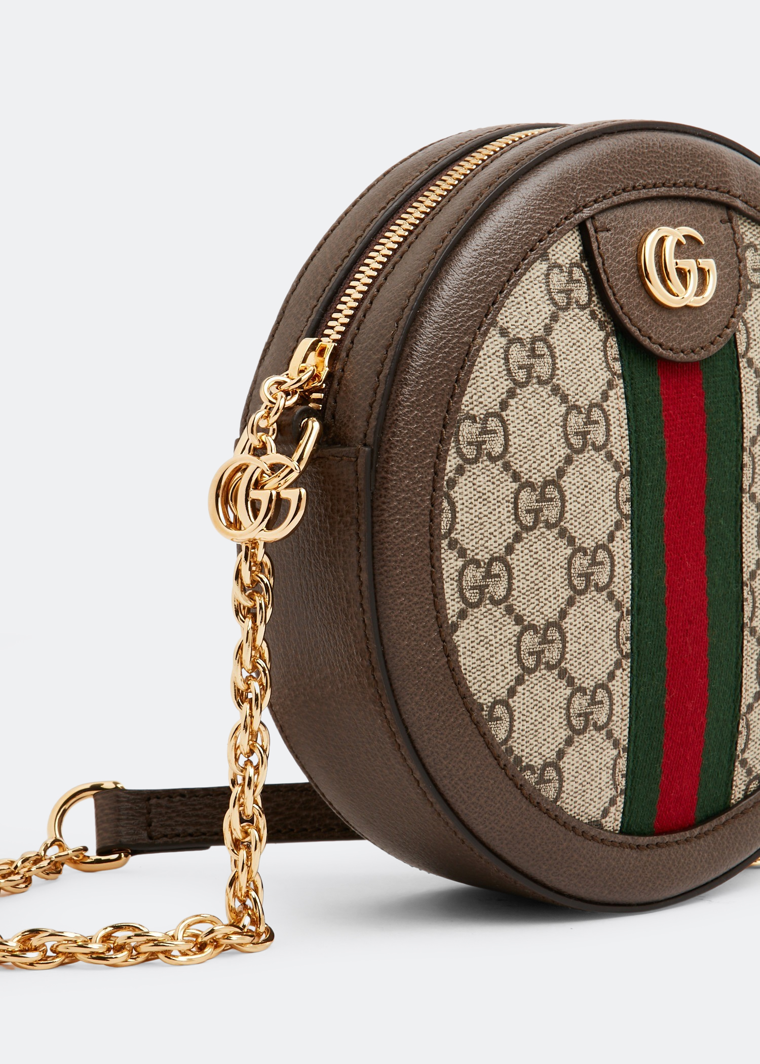 

Ophidia mini GG round shoulder bag, Prints