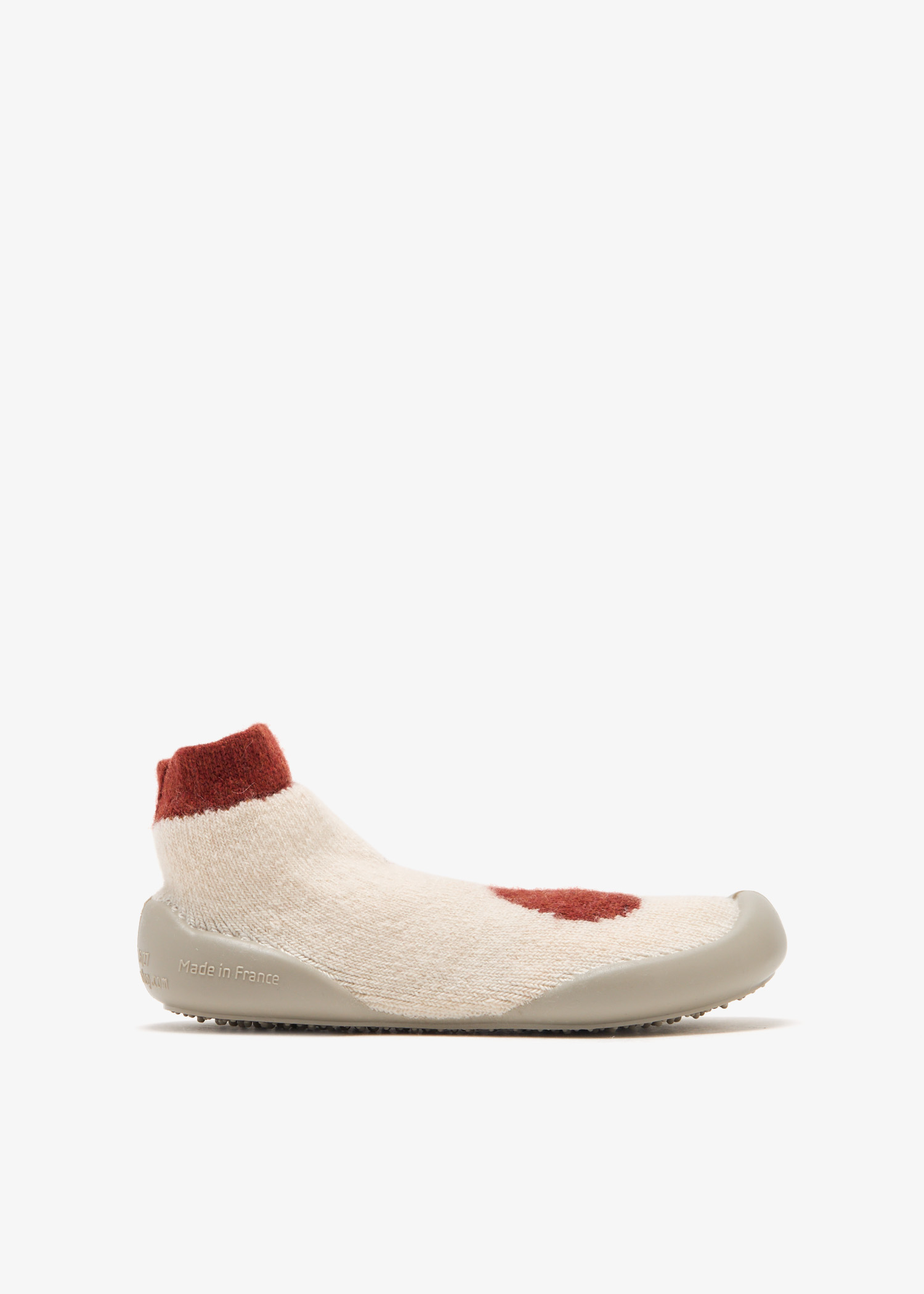 

Coeur en Chocolat slippers, White