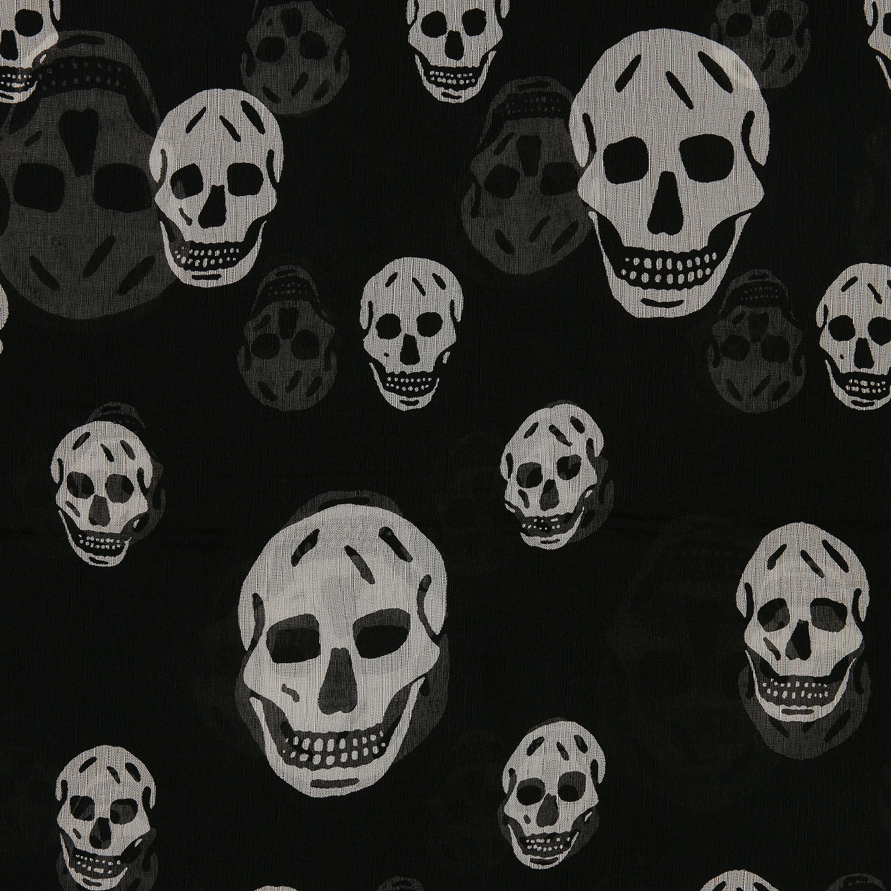

Skull scarf, Black