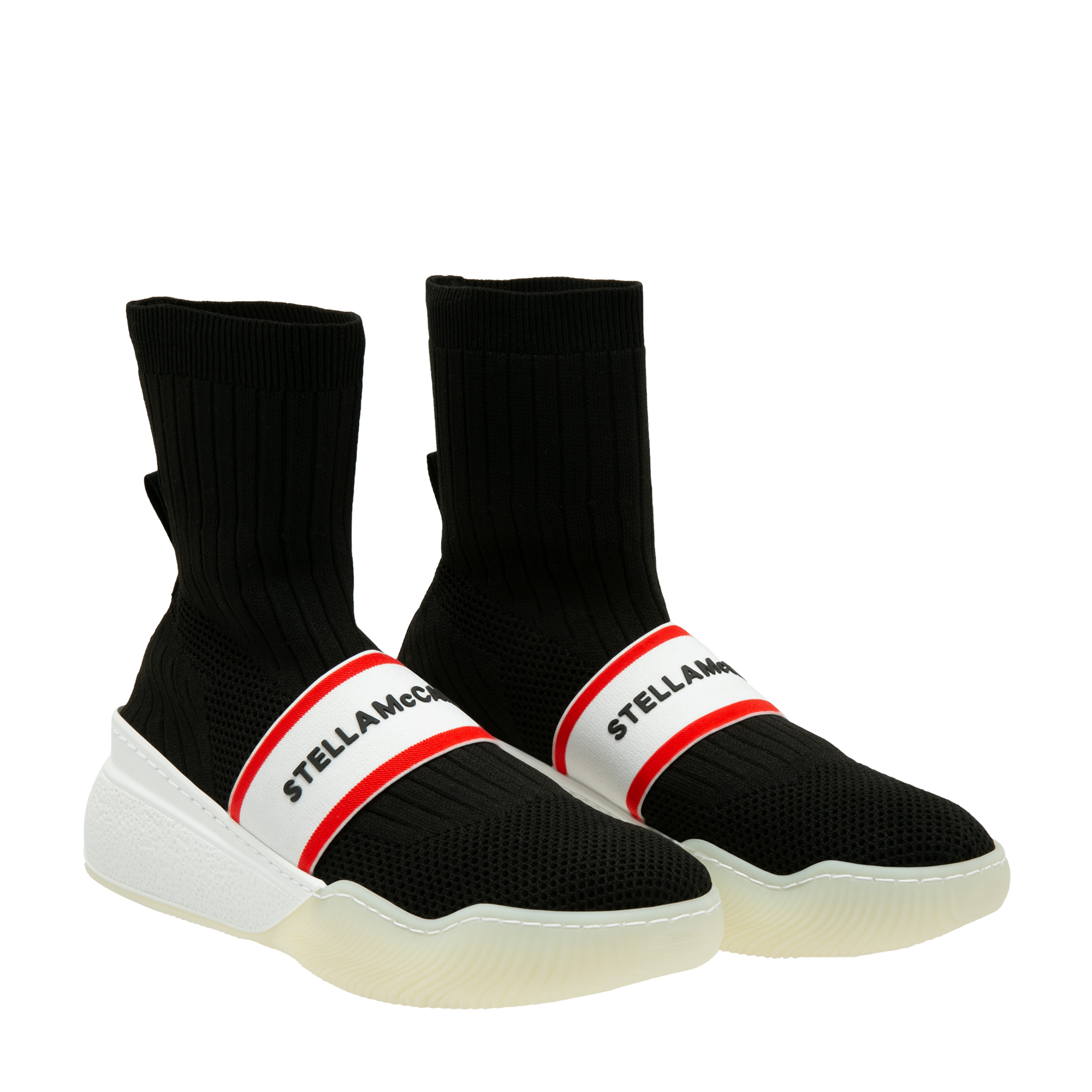 

Loop sock sneakers, Black