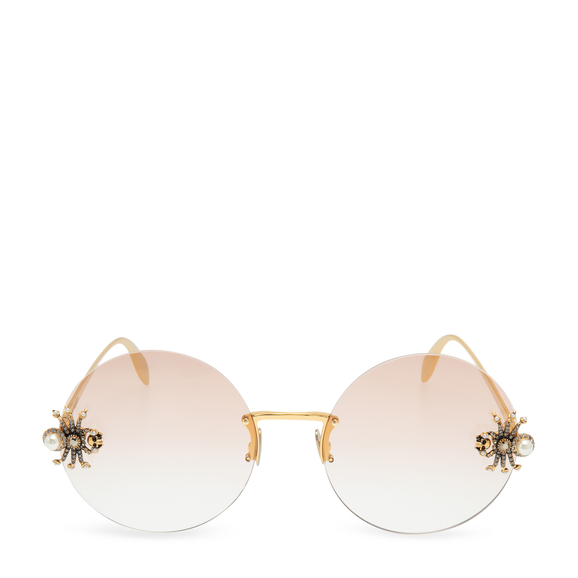 

Embellished sunglasses, Gold